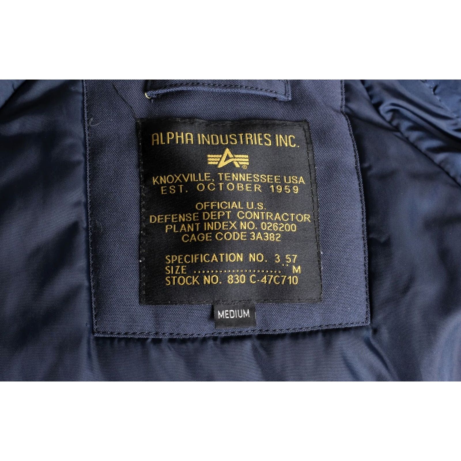 Alpha Industries ALPHA INDUSTRIES N3B Faux Fur Hooded Parka Jacket Men M Blue Size US M / EU 48-50 / 2 - 6 Thumbnail