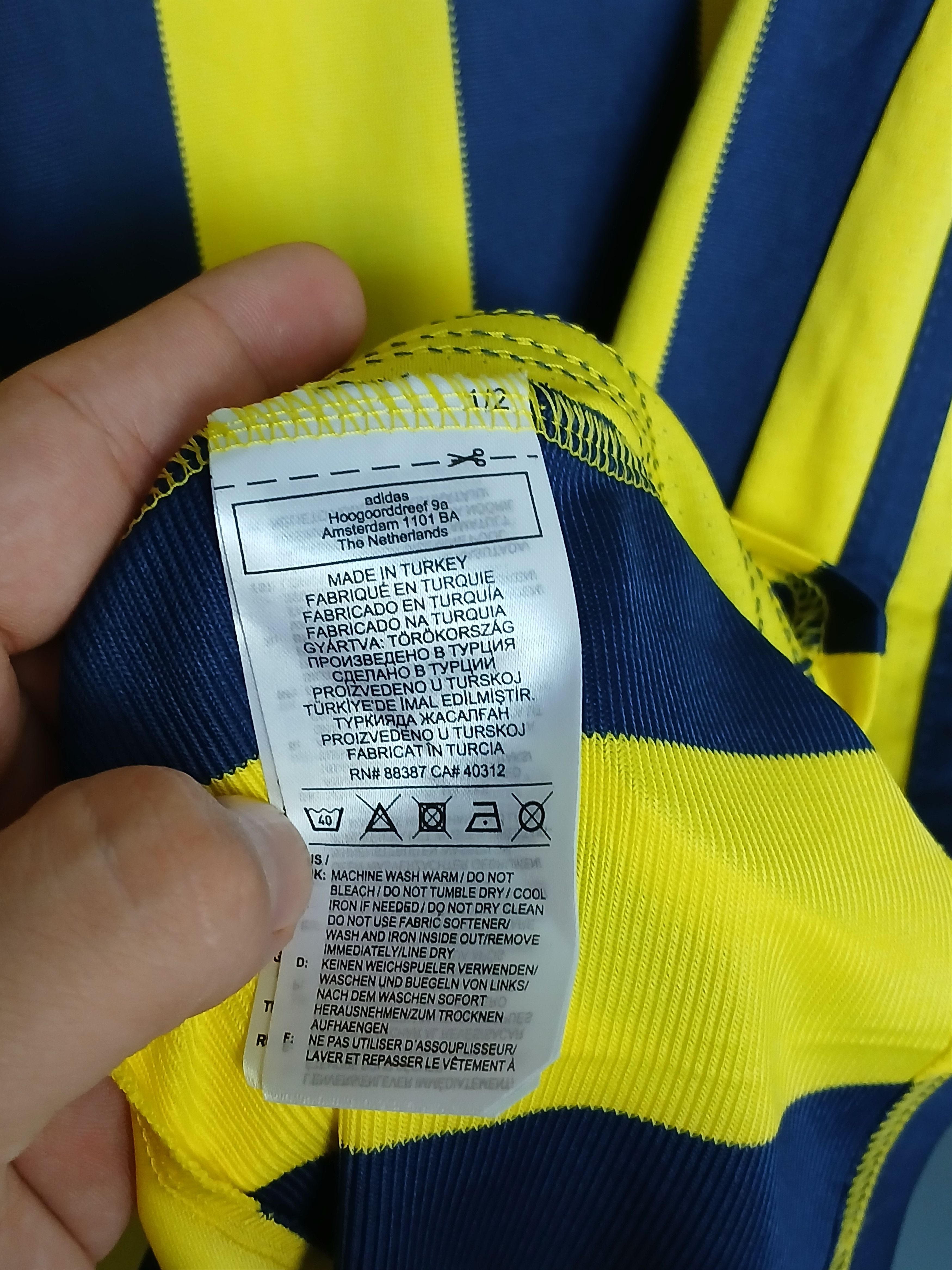 Adidas New Fenerbahce 2020/2021 Home Football Jersey T-Shirt Size US M / EU 48-50 / 2 - 11 Thumbnail