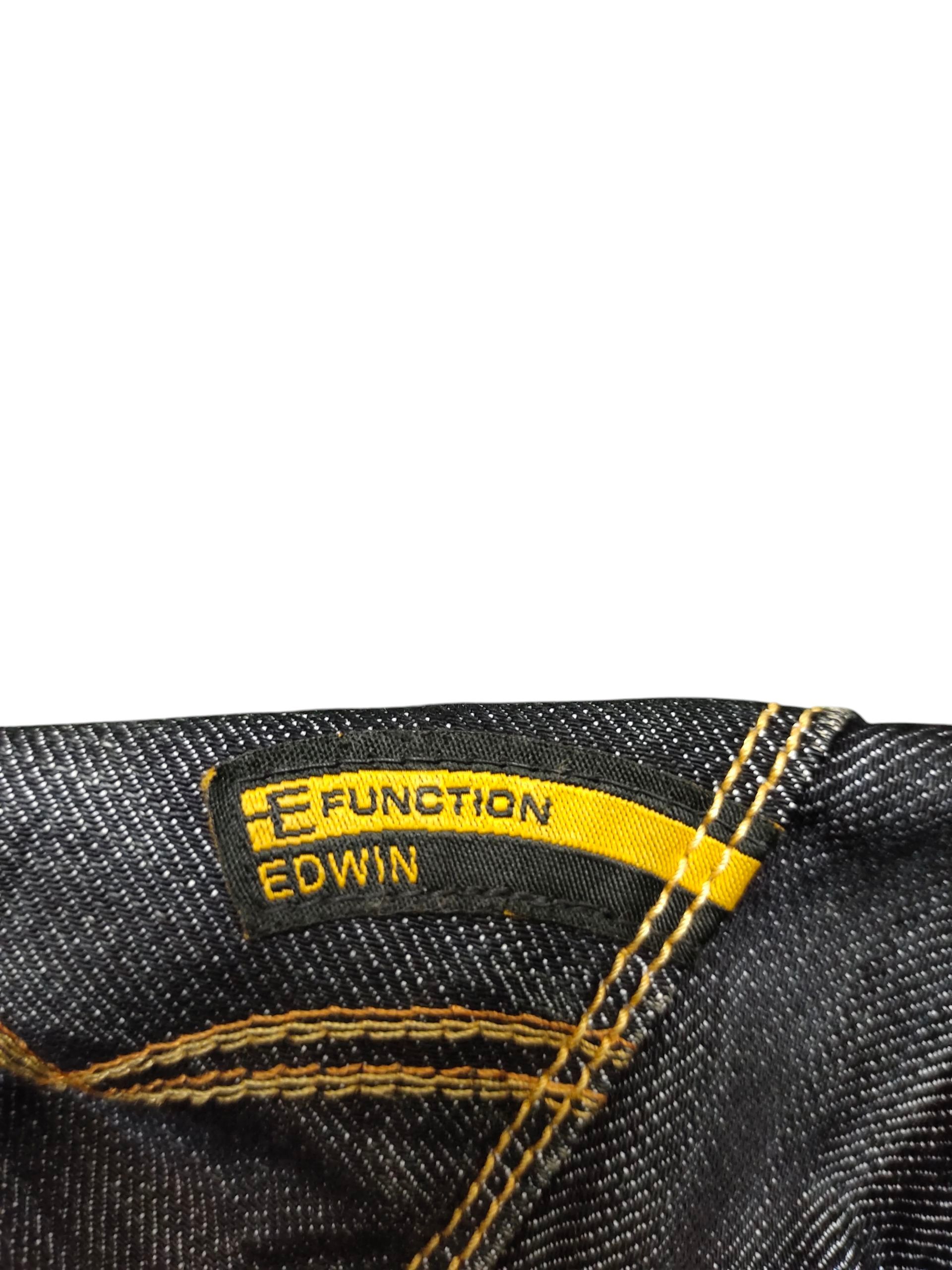 If Six Was Nine Vintage Edwin Function Distressed Denim Jeans Size US 31 - 13 Thumbnail