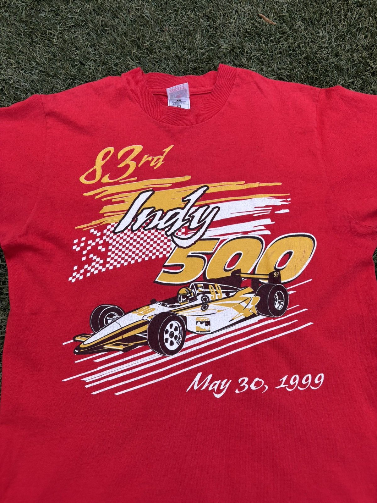 Other Vintage 90s Indy 500 t shirt Size US M / EU 48-50 / 2 - 2 Thumbnail