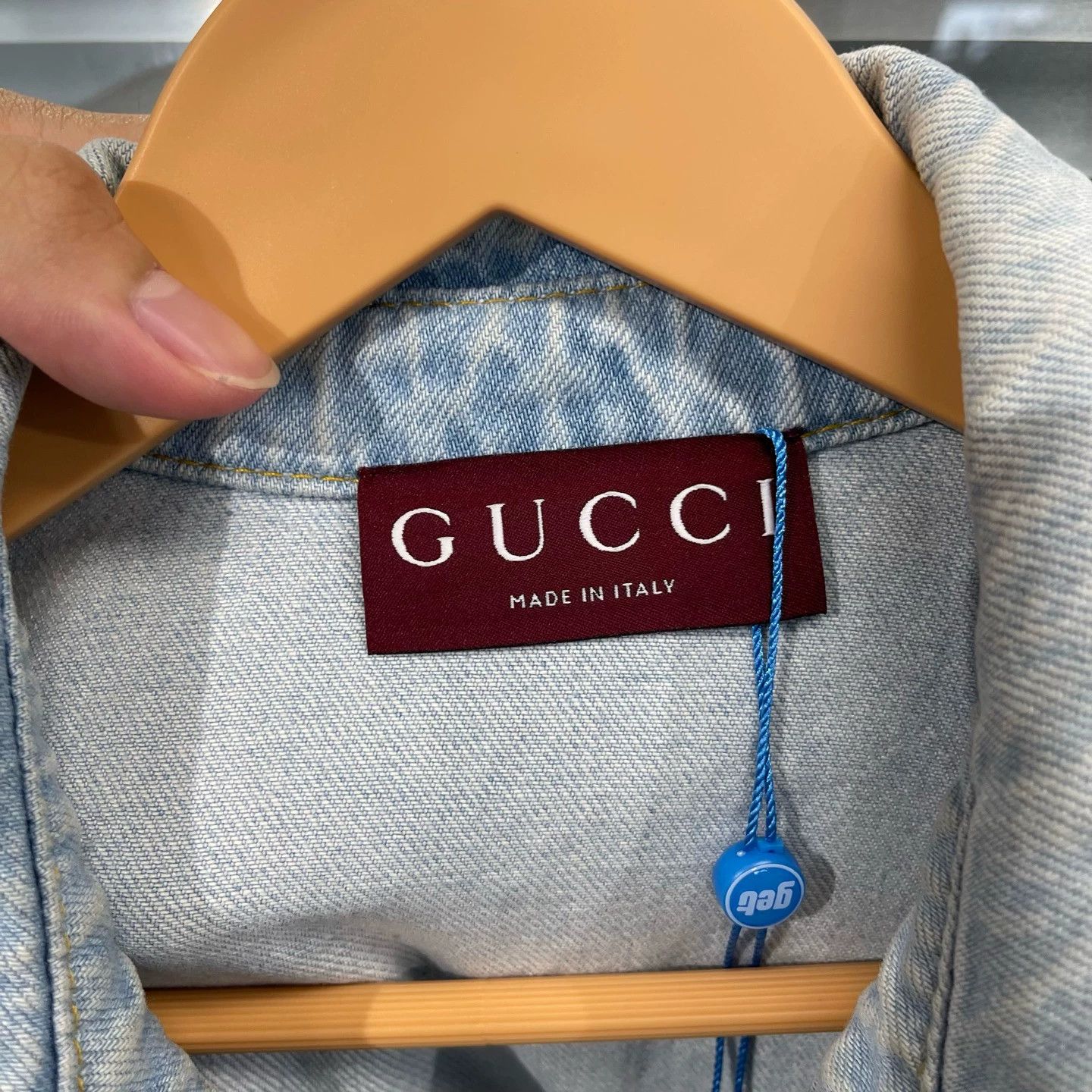 Gucci Gucci 25ss Denim Short-Sleeve Shacket 46 99New Size US S / EU 44-46 / 1 - 3 Thumbnail