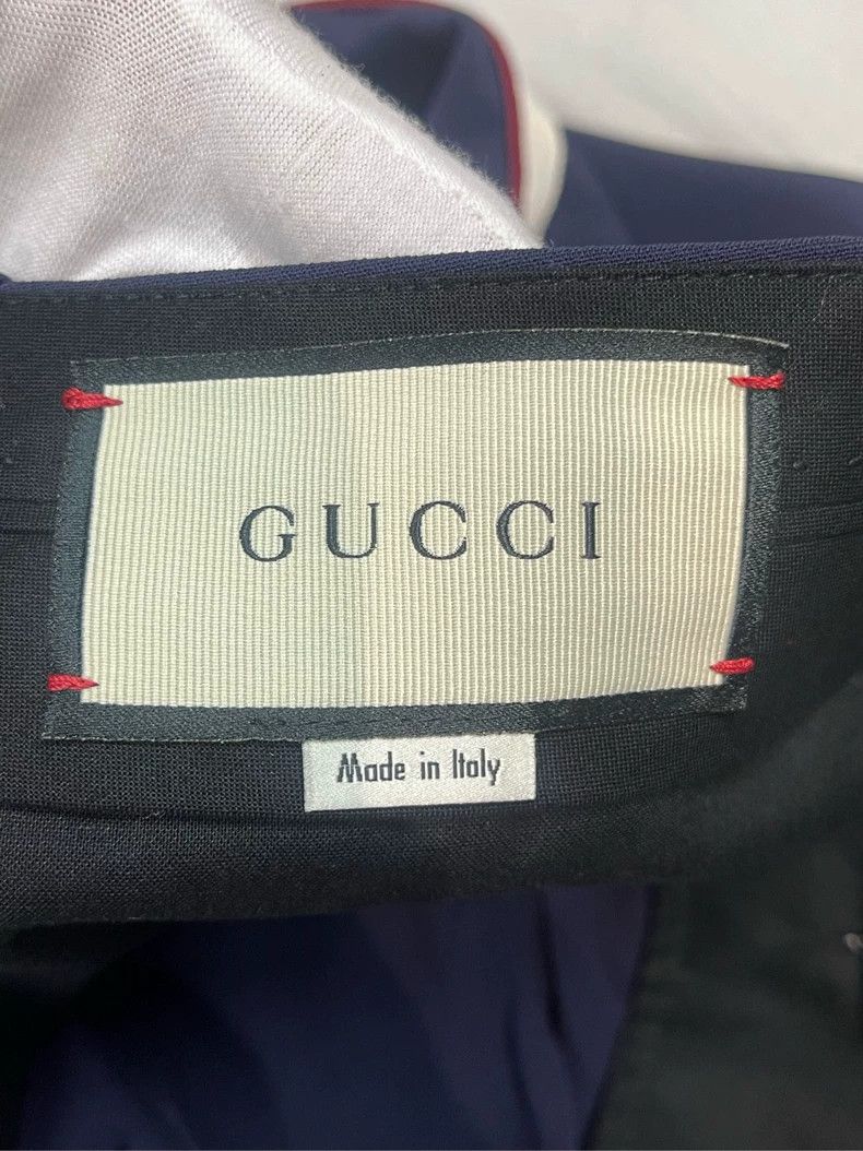 Gucci Gucci Black side red and white stripes slightly casual pan Size 27" / US 4 / IT 40 - 3 Thumbnail