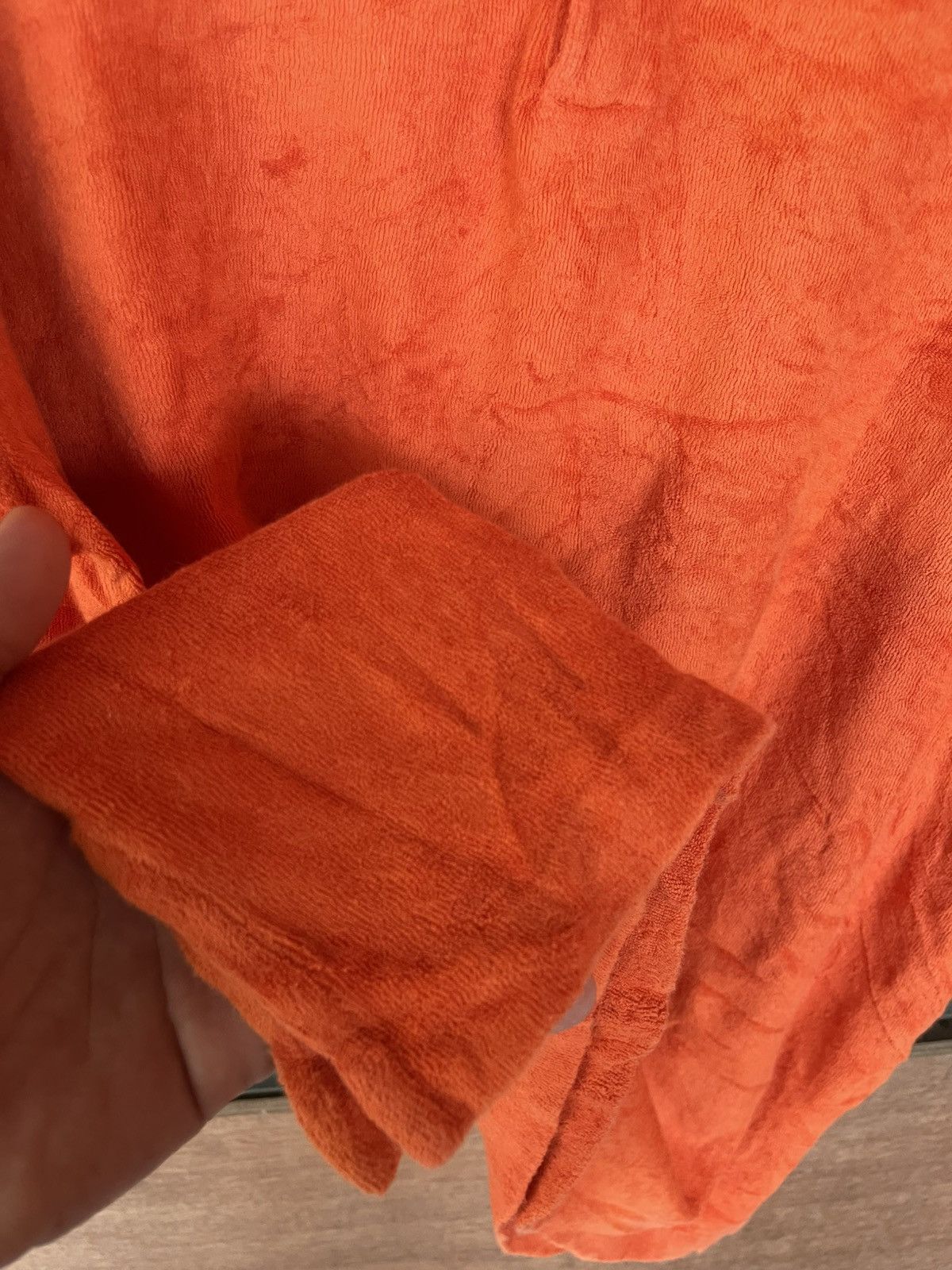C.P. Company Vintage C. P. Company Orange Terry Cloth Polo Shirt Tee Size US L / EU 52-54 / 3 - 6 Thumbnail