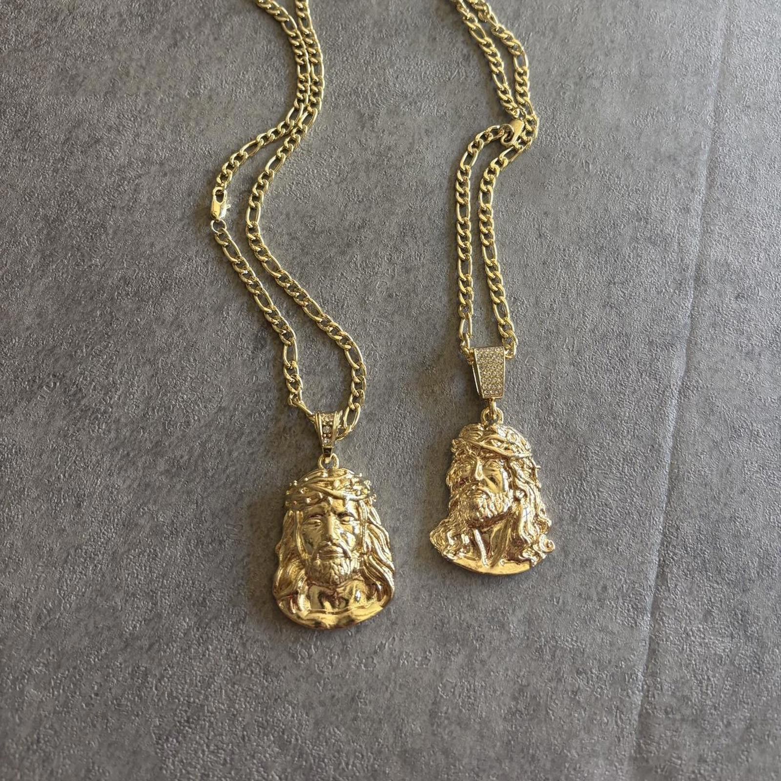 Other Boho Gold Jesus pendant necklace bundle Size ONE SIZE - 1 Thumbnail