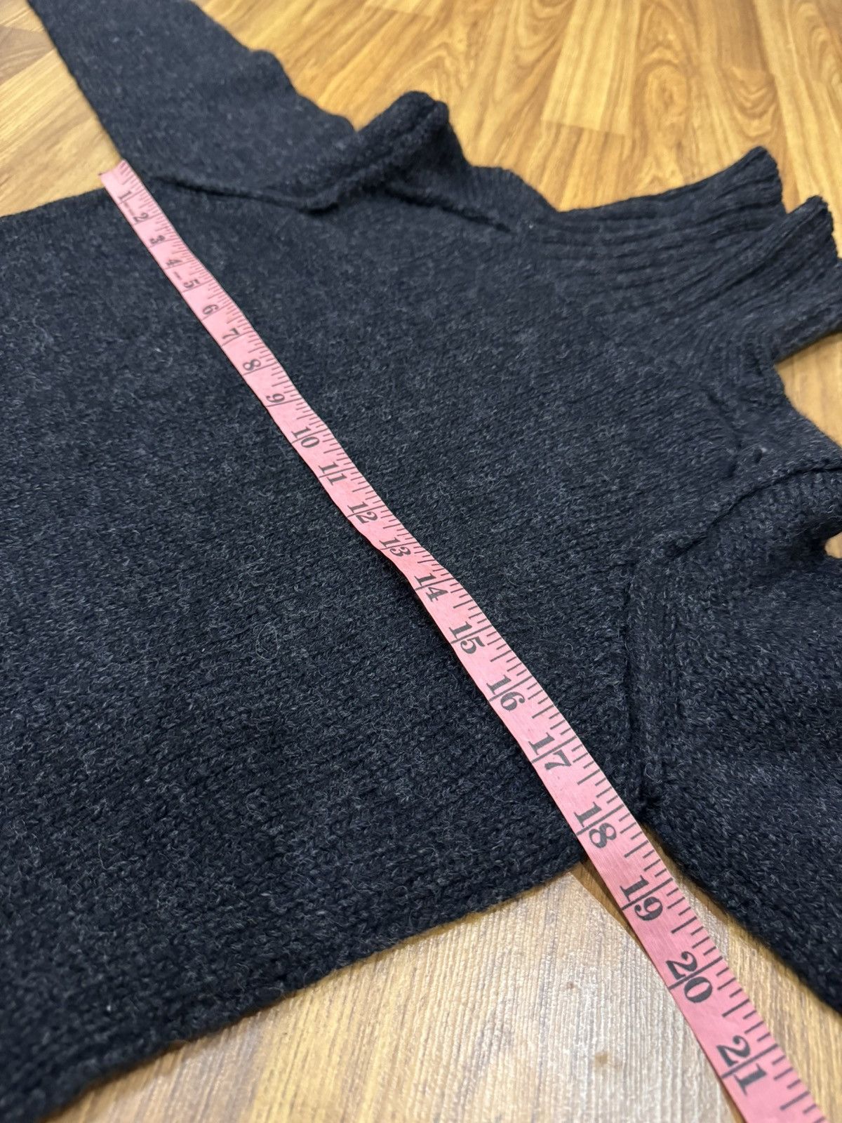 Yuji Yamada YUJI FABRICWORK PURE WOOL KNITTED SWEATER Size US M / EU 48-50 / 2 - 4 Thumbnail