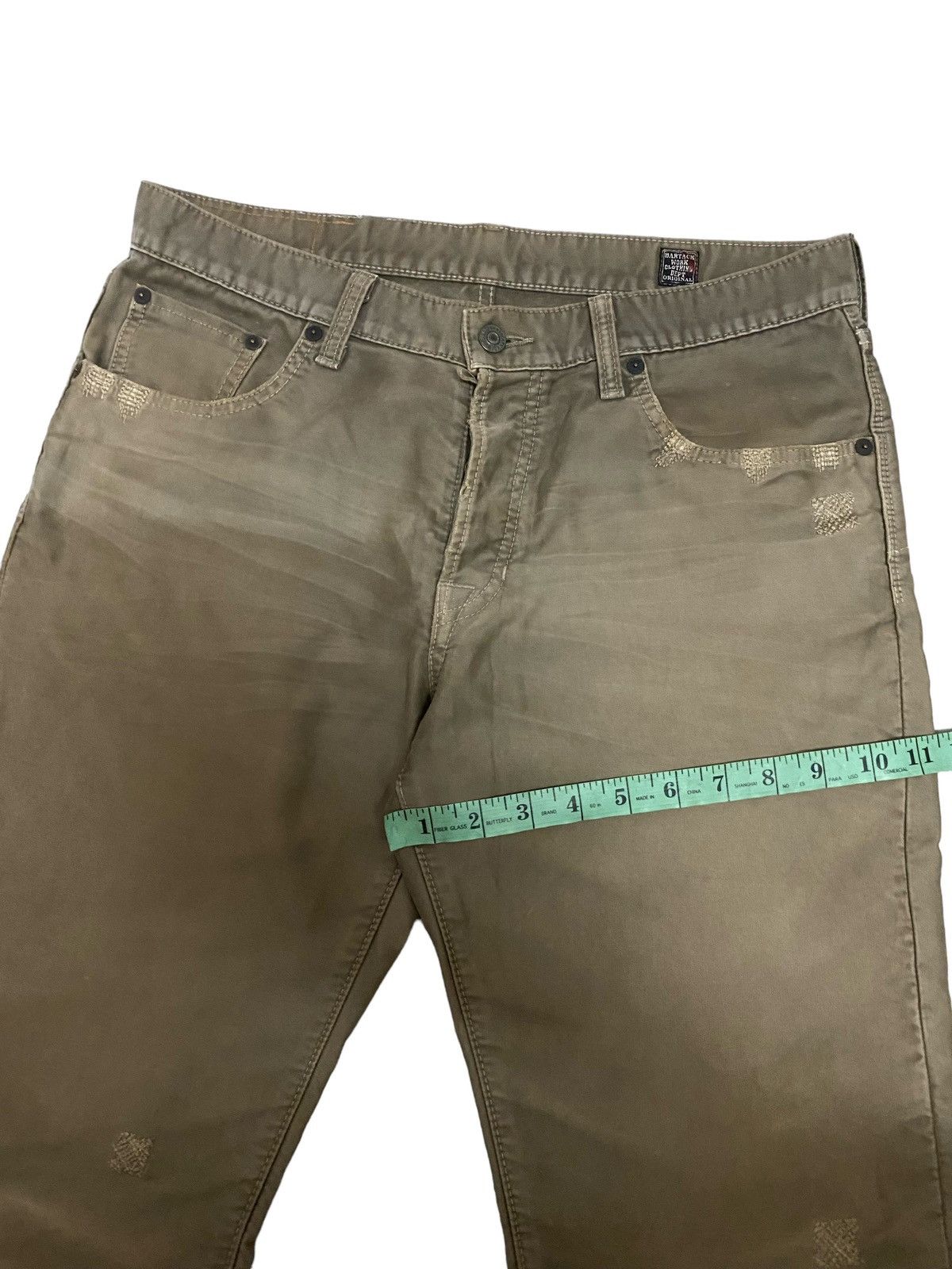 Japanese Brand × Vintage Vintage Bartack Japanese Distress Pants Size US 32 / EU 48 - 17 Thumbnail