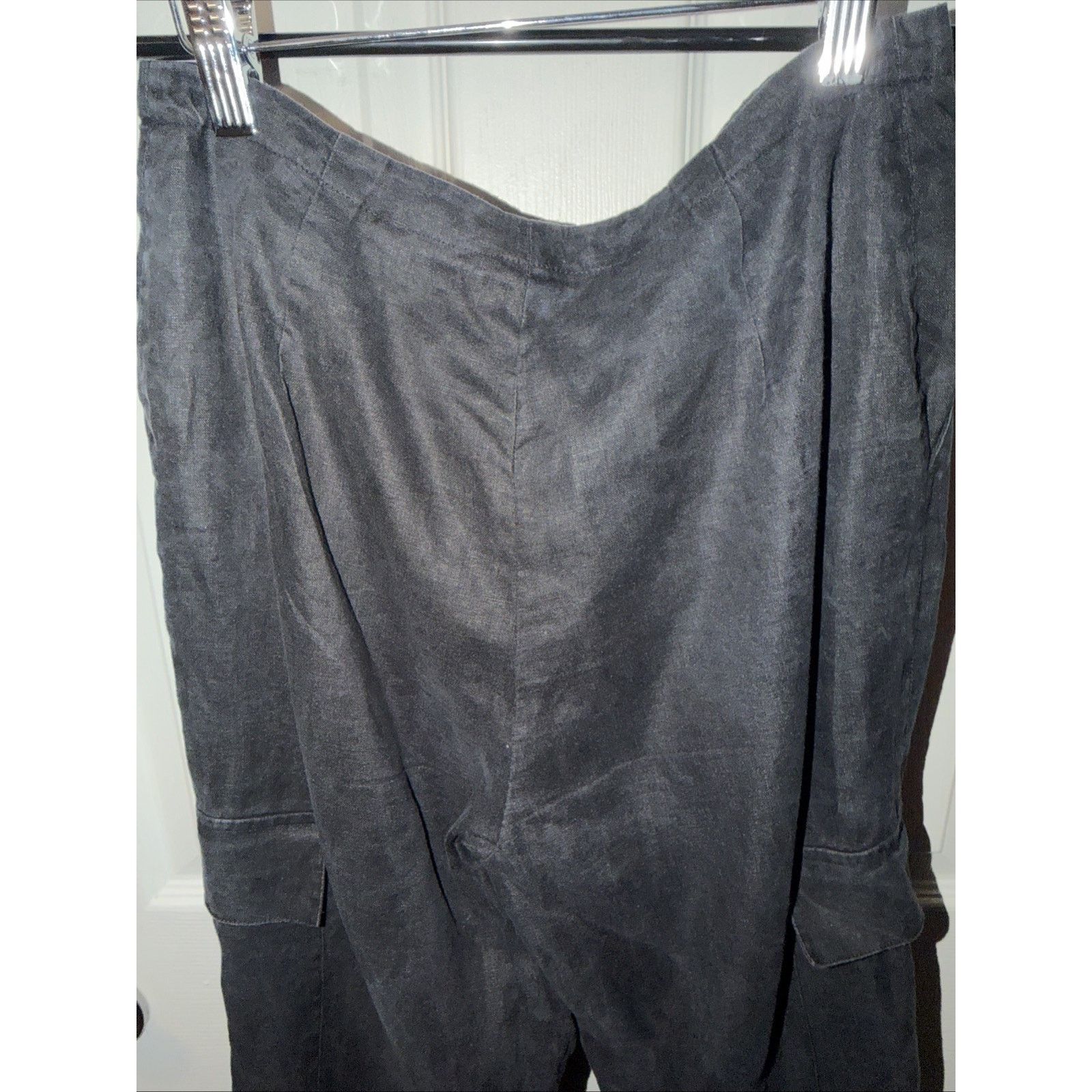 UNIK International Inc. INC International Concepts Womens Black Cargo Pants, Size 4 Size 27" / US 4 / IT 40 - 6 Thumbnail