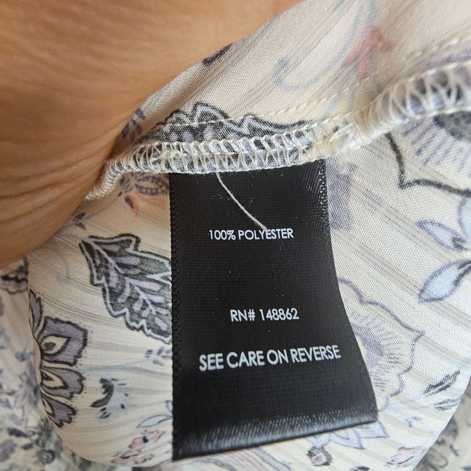 Corridor Torrid Blouse Women 2X Floral Stripe Satin Collared Surplice Size XXL / US 16-18 / IT 52-54 - 9 Thumbnail