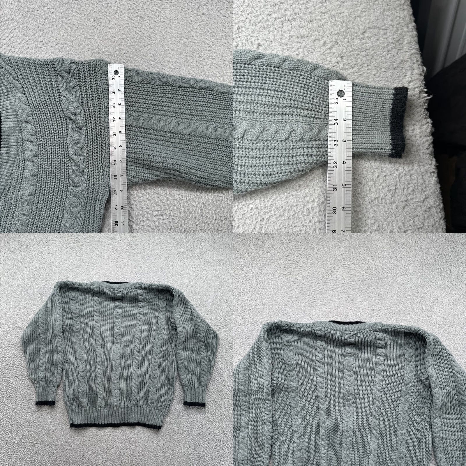 Vintage VINTAGE Towncraft Cardigan Sweater Button Up Pockets Grandpa Mens Size Medium Size US M / EU 48-50 / 2 - 8 Thumbnail