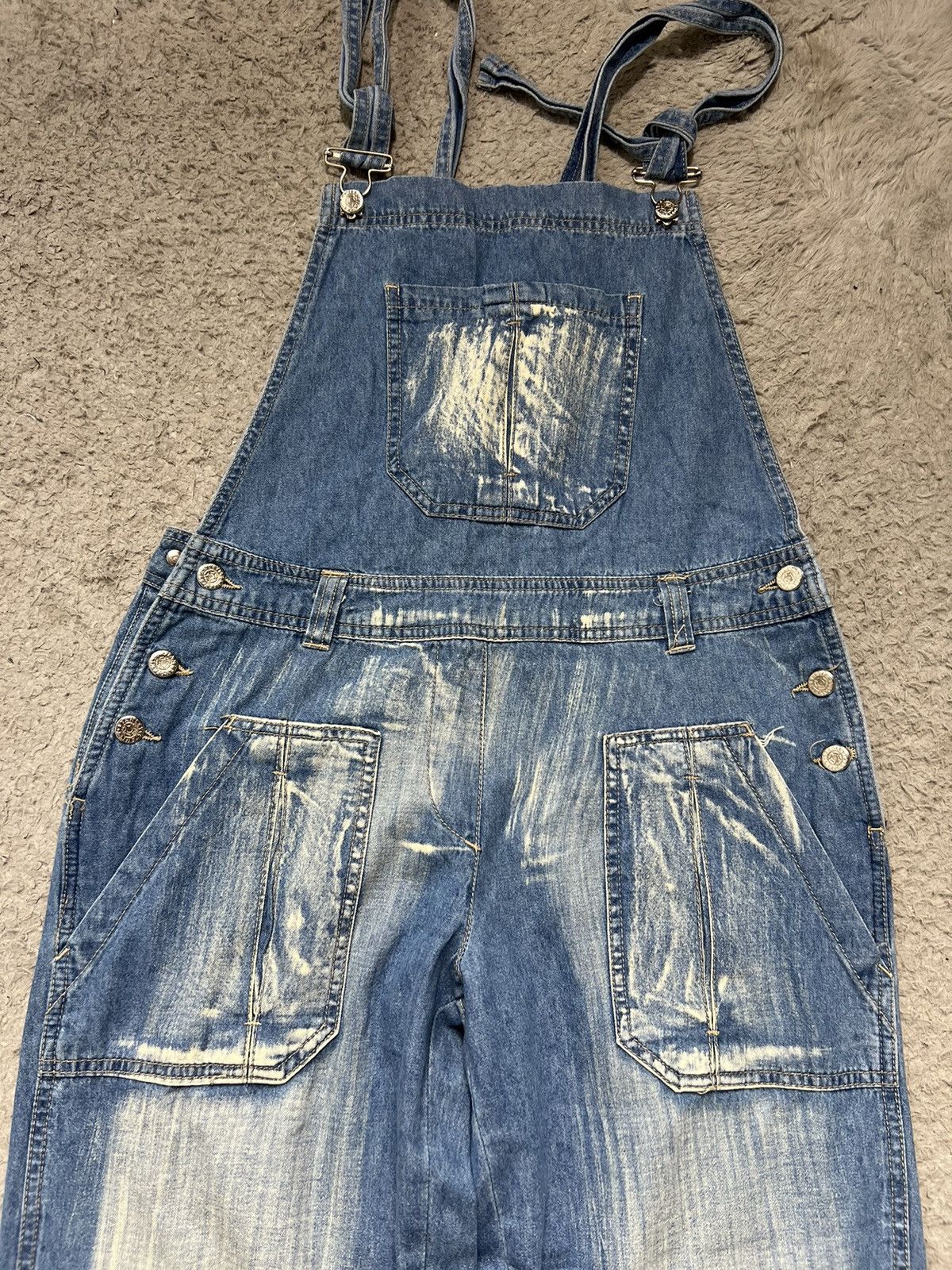 Vintage Unique Dungarees Chin Chan Jeans Denim Avant Garde Vintage Size US 32 / EU 48 - 3 Thumbnail