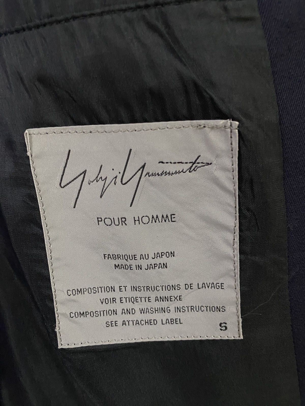 Yohji Yamamoto YOHJI YAMAMOTO POUR HOMME Size US S / EU 44-46 / 1 - 11 Thumbnail