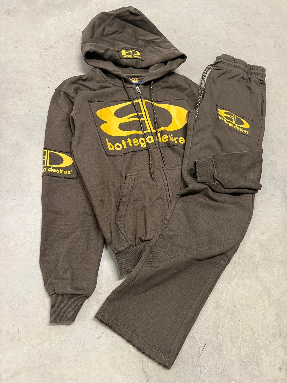 Bottega Desires Bottega Desires Army Green Tech Suit Hoodie Sweats Medium Size US M / EU 48-50 / 2 - 2 Thumbnail