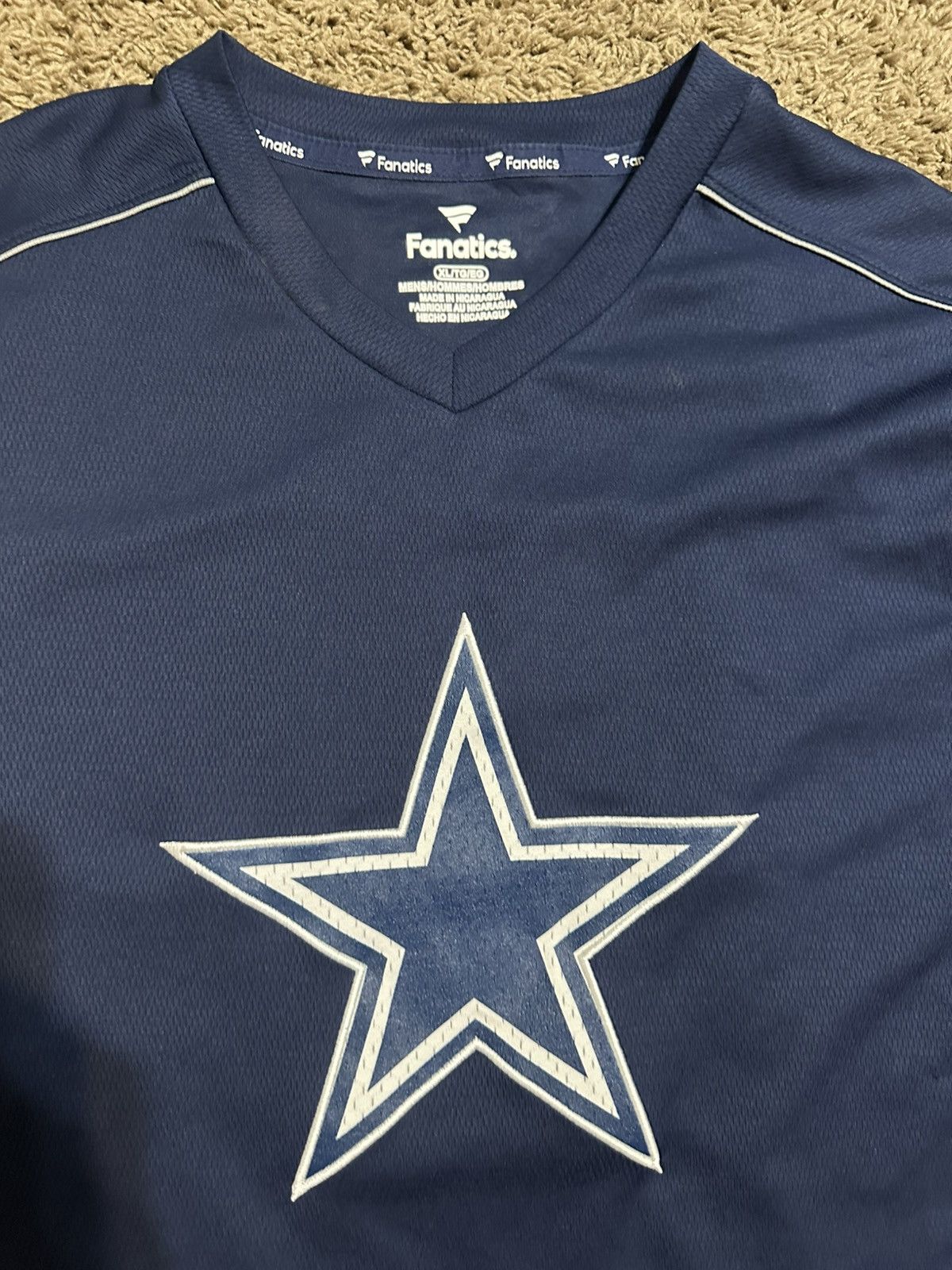 NFL Vintage NFL Dallas Cowboys “triple blue” shirt 00s size xl Size US XL / EU 56 / 4 - 2 Thumbnail