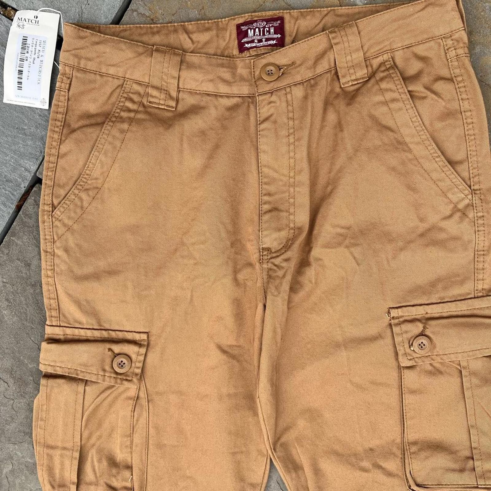 Other Tan Brown Quad Pocket Cargo Utility Pants Size US 34 / EU 50 - 2 Thumbnail