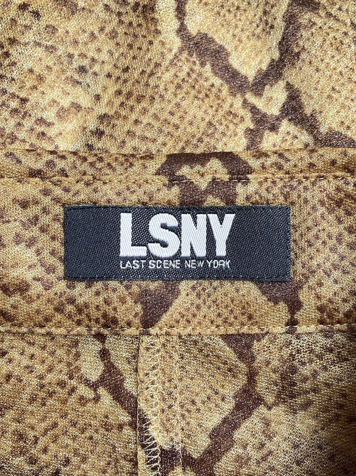 Designer × Japanese Brand Last Scene New York Snake Mesh Shirt Size S / US 4 / IT 40 - 11 Thumbnail
