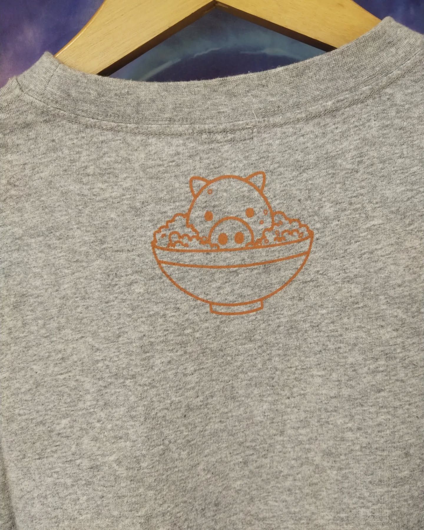 Hysteric Glamour Drug Store's Graphic Tee Pig Noodle Print Heather Grey Size US M / EU 48-50 / 2 - 3 Thumbnail