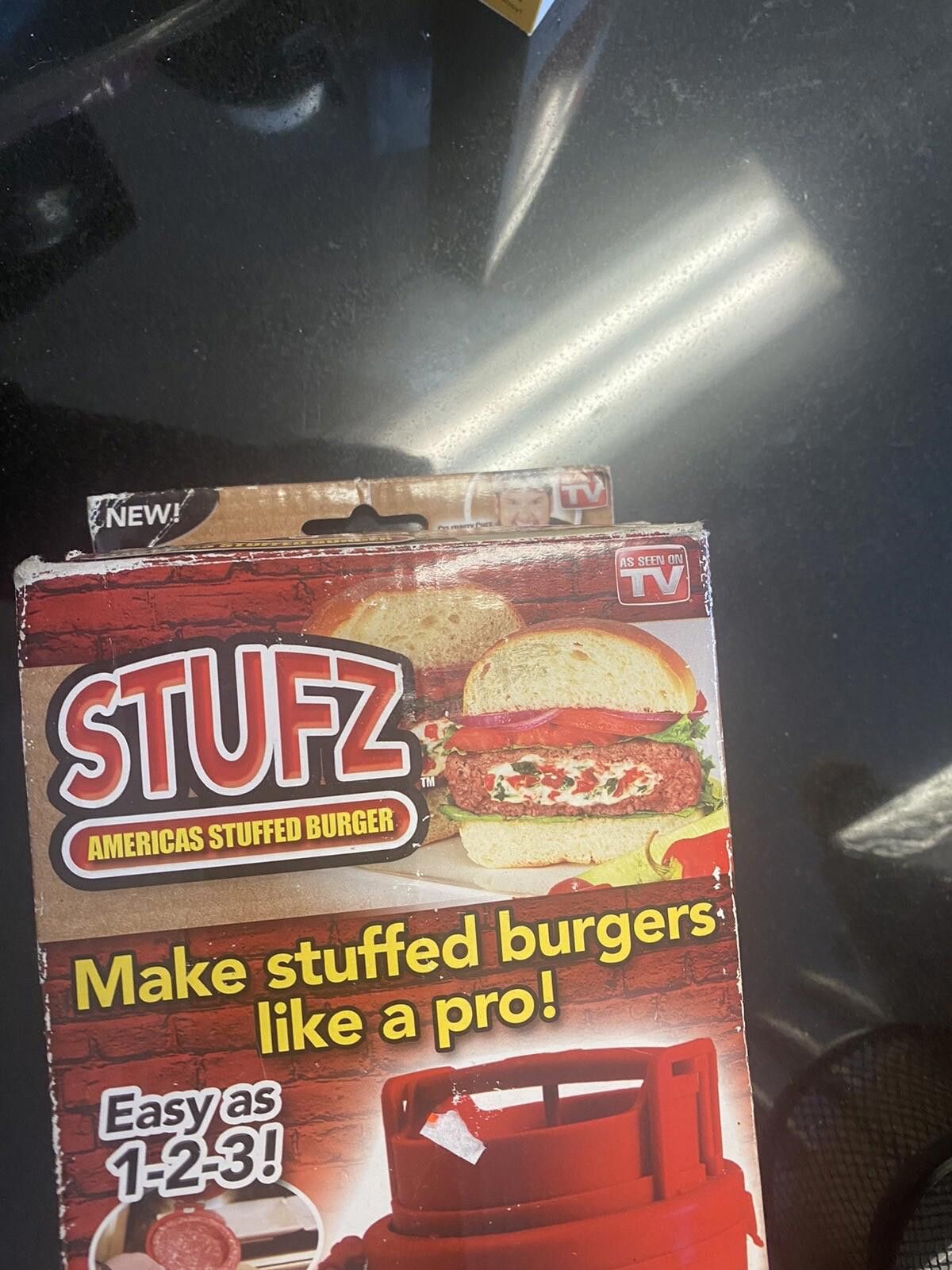 Other STUFZ Burger Stuffer Hamburger Maker Stuff BBQ As Seen On TV Size ONE SIZE - 5 Thumbnail