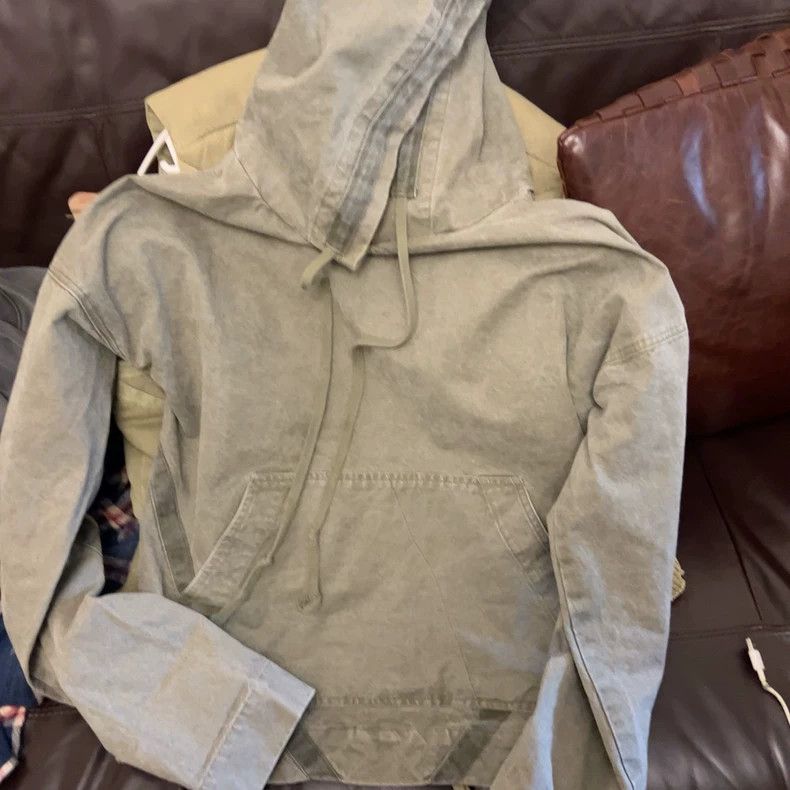 Greg Lauren greg lauren size 1Grey Lauren Military Cloth Hoodie 2505-Ne Size US S / EU 44-46 / 1 - 1 Thumbnail