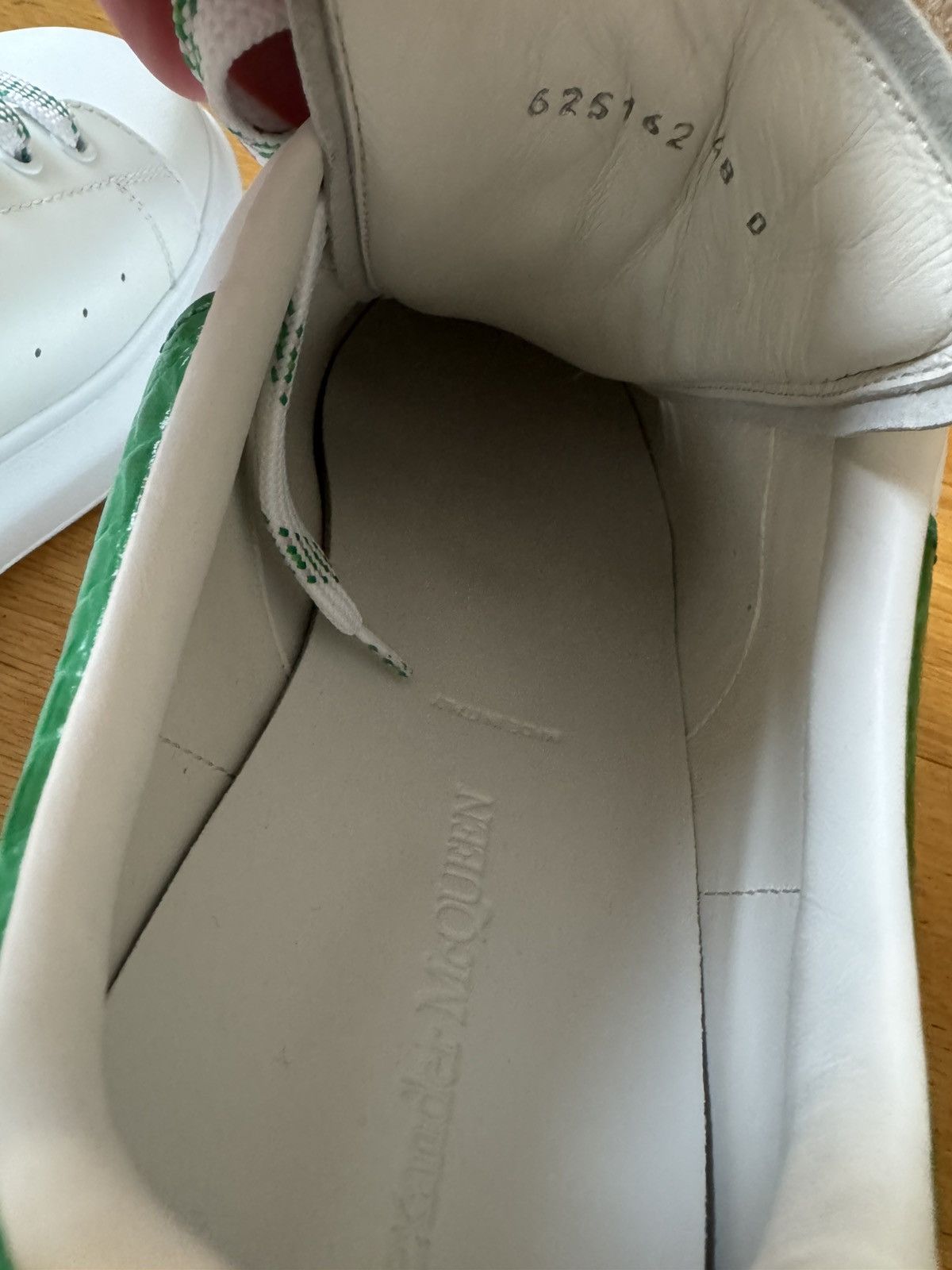 Alexander McQueen Alexander McQueen Green Snakeskin Sneaker Size US 15 / EU 48 - 9 Thumbnail