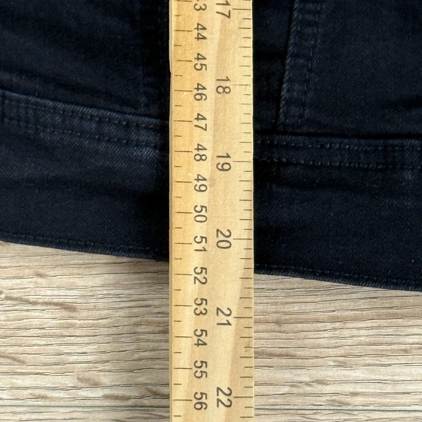 Denime VINTAGE WAX JEAN Black Stretch Denim Crop Jacket Women’s 1XL Size 40" / US 18 - 4 Thumbnail