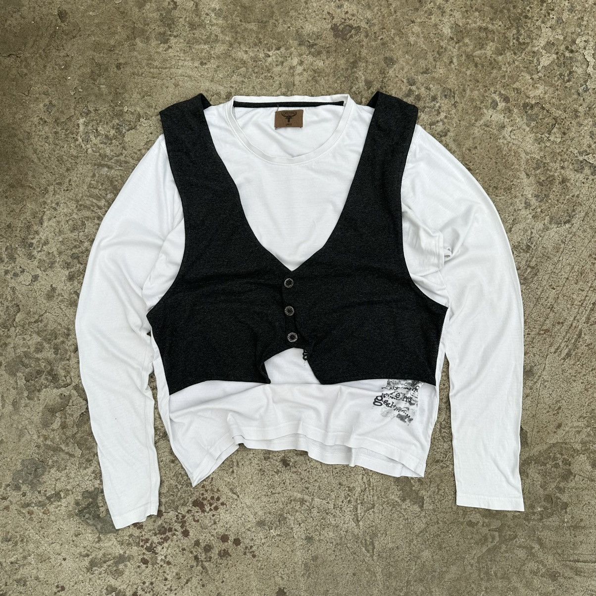 Buffalo London × If Six Was Nine × Japanese Brand Vintage Japanese Style Long-sleeve T-shirts Grunge Y2K 00s Size US L / EU 52-54 / 3 - 1 Thumbnail