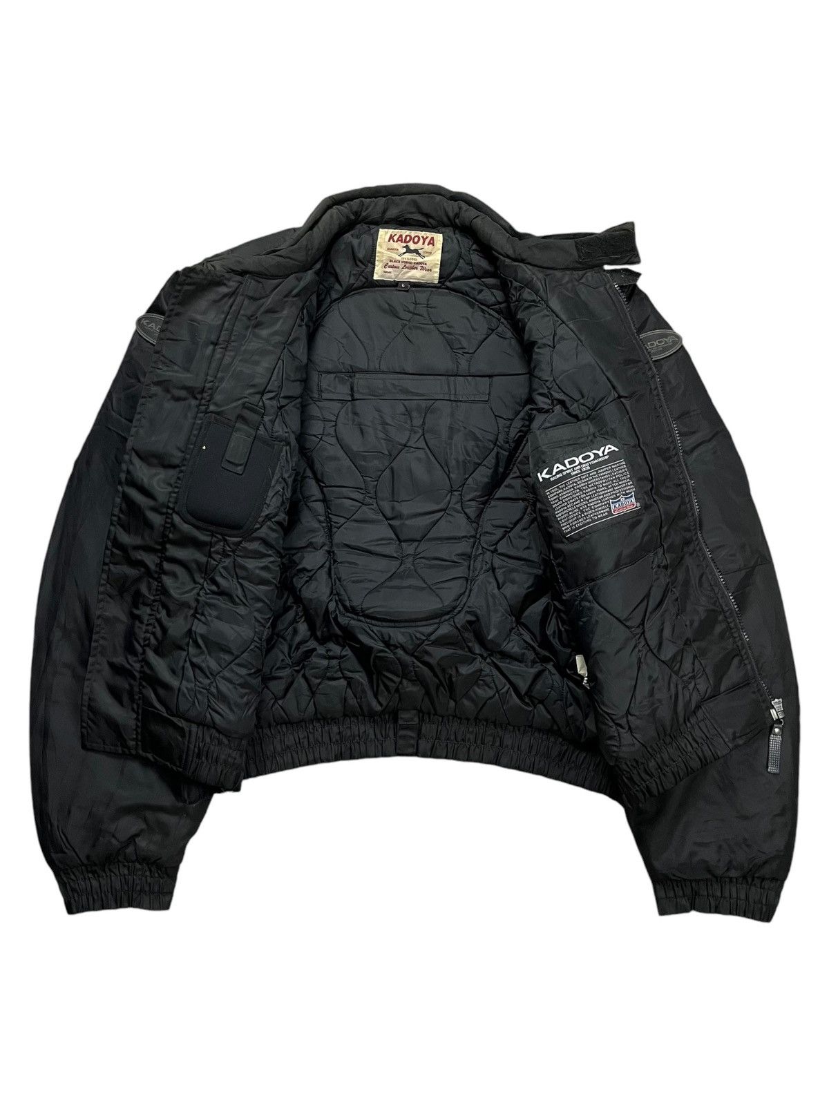Japanese Brand 1990s Kadoya Full Protector Black Horse Power Riding Jacket Size US M / EU 48-50 / 2 - 3 Thumbnail
