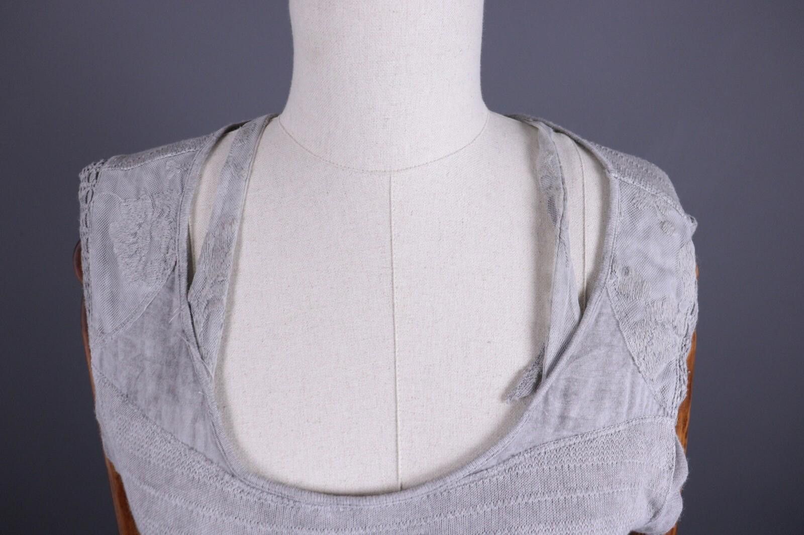 Designer Elisa Cavaletti Club Sono Gray Lagenlook Dress Size L Size L / US 10 / IT 46 - 5 Thumbnail
