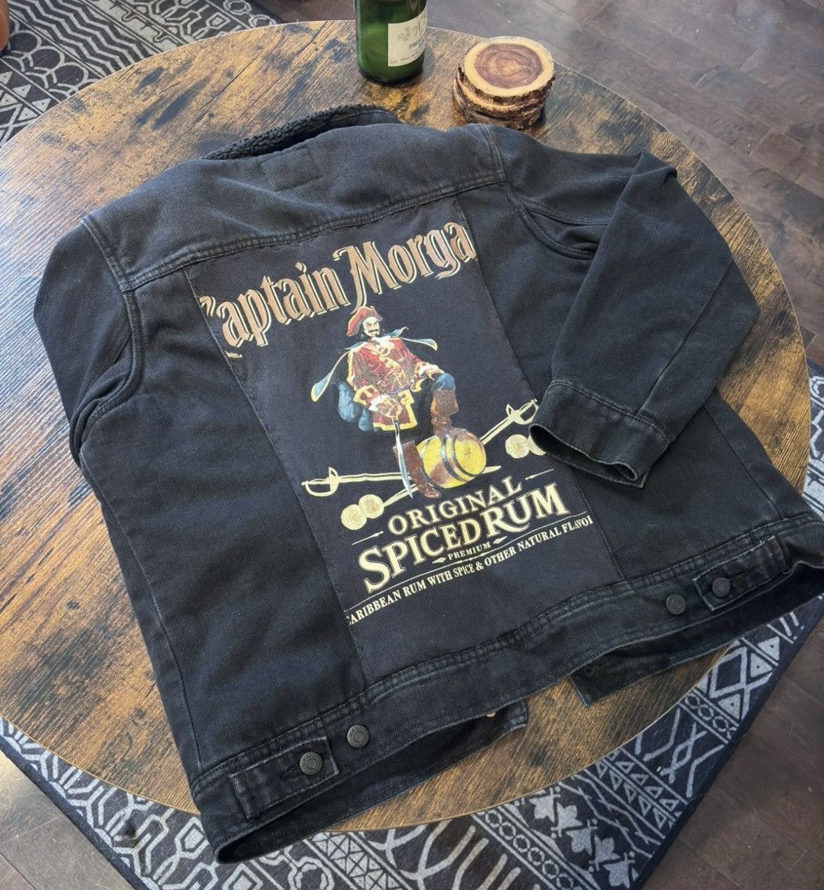Handmade × Vintage Custom one of one (1 of 1) fleece lined denim jacket Size US S / EU 44-46 / 1 - 4 Thumbnail