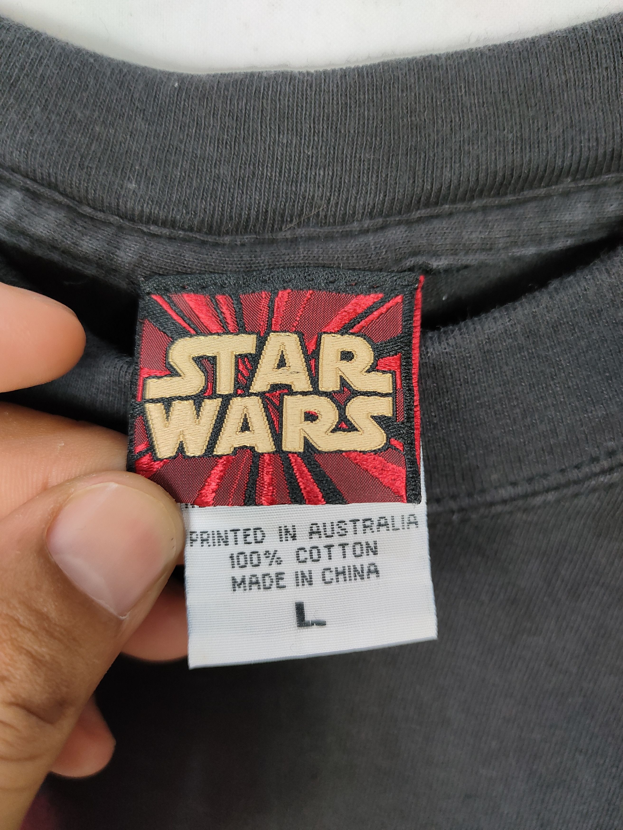 Vintage Vintage Star wars episode 1 Movie, Sith Face Shirt Size US M / EU 48-50 / 2 - 5 Thumbnail