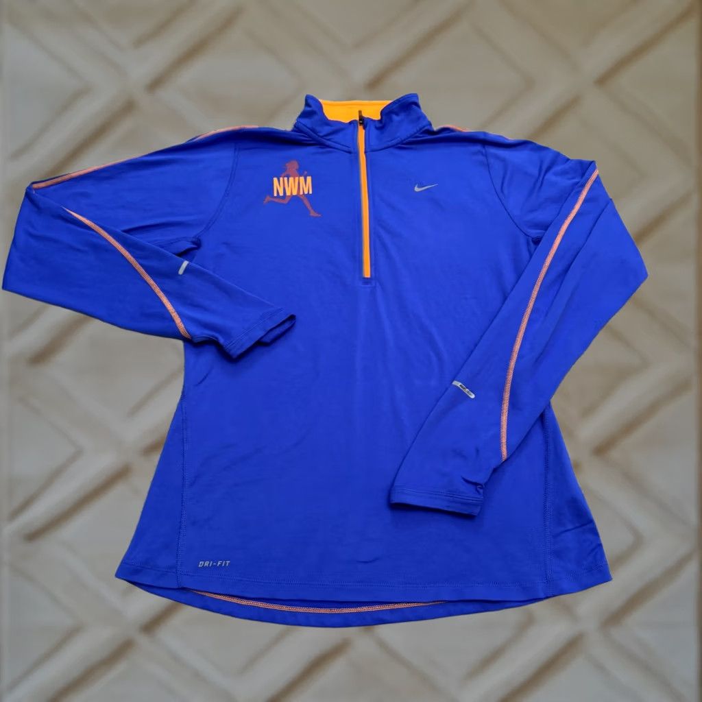 Nike Nike Dri-Fit Jacket Mens Medium Blue Nike Dri-FIT Half Zip Activewear Card? Size US M / EU 48-50 / 2 - 1 Thumbnail