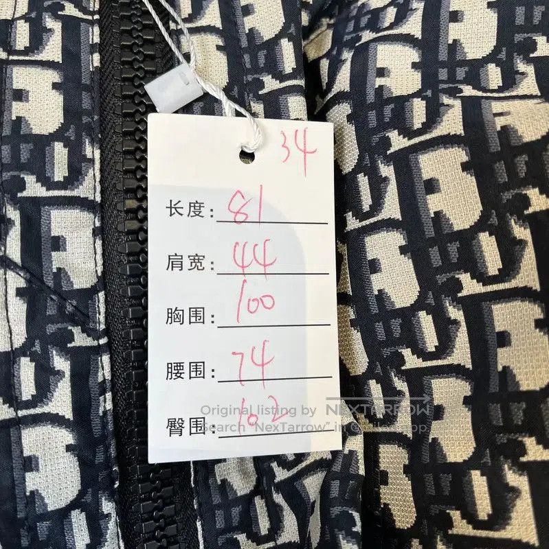 Dior Dior Black Printed Long Sleeve Short Dress . Size XS / US 0-2 / IT 36-38 - 6 Thumbnail