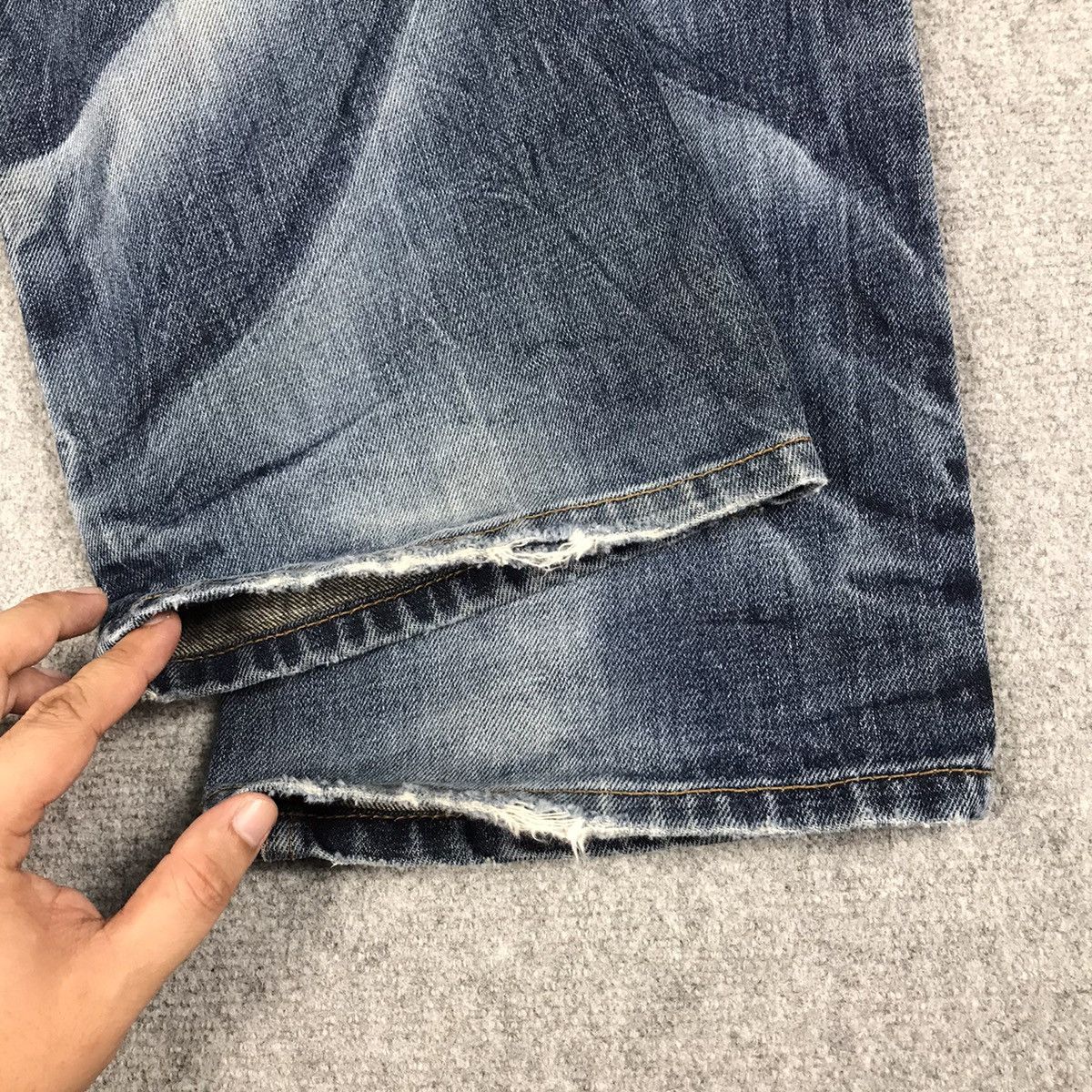 If Six Was Nine × Japanese Brand JAPAN STYLE IMPROVES BLUE DENIM PANTS Size US 32 / EU 48 - 12 Thumbnail