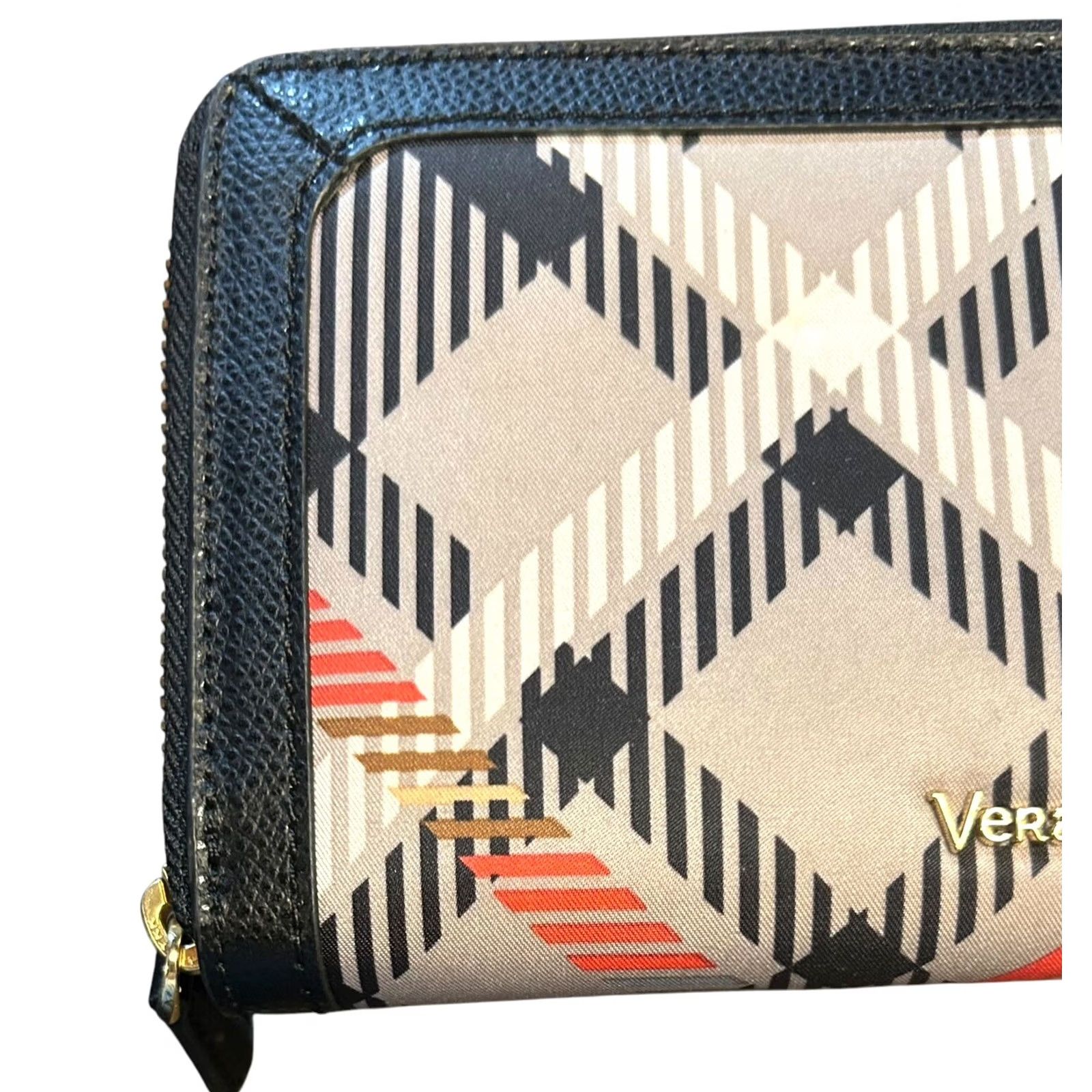 Vera Bradley VERA BRADLEY SOPHIA GEORGIA PLAID LEATHER TRIMMED WALLET POLLY TWILL FABRIC NWOT Wallet Zip-Around RFID Blocking Womens Size ONE SIZE - 2 Thumbnail