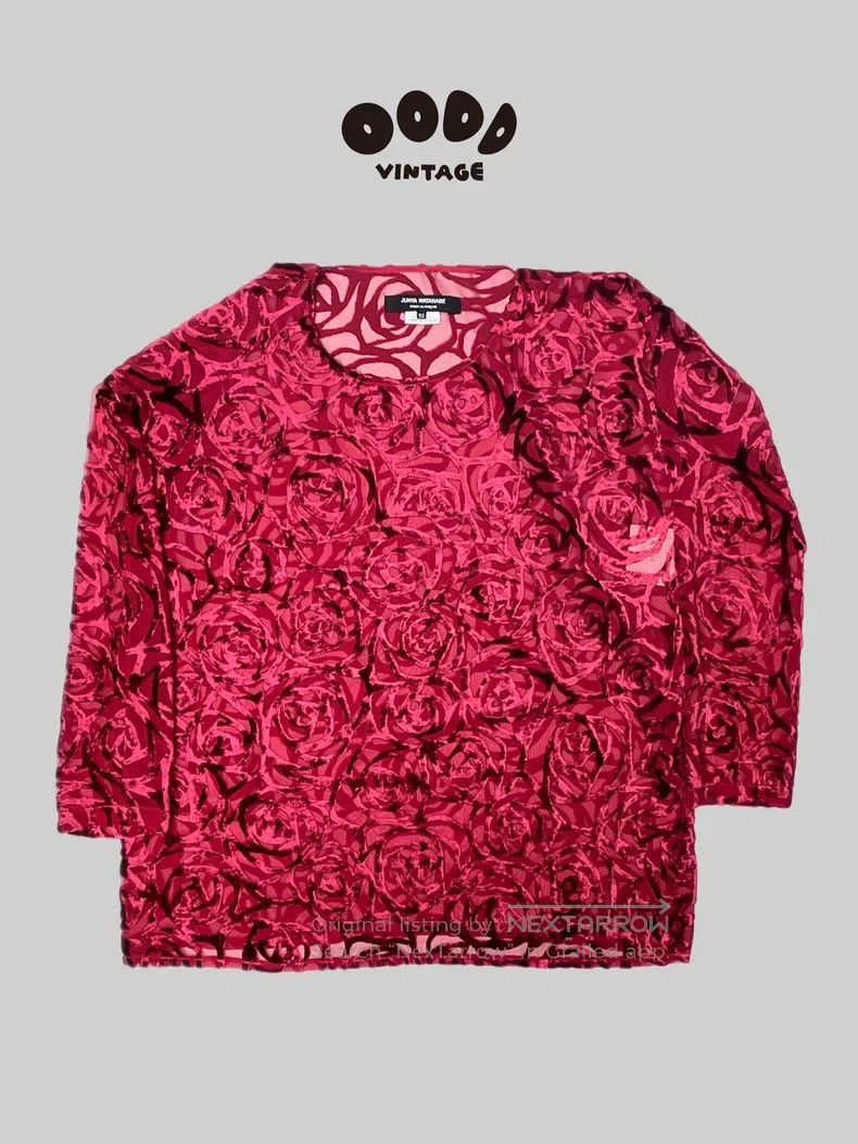 Junya Watanabe Junya Watanabe Goose down lace rose blouse Size XS / US 0-2 / IT 36-38 - 1 Thumbnail