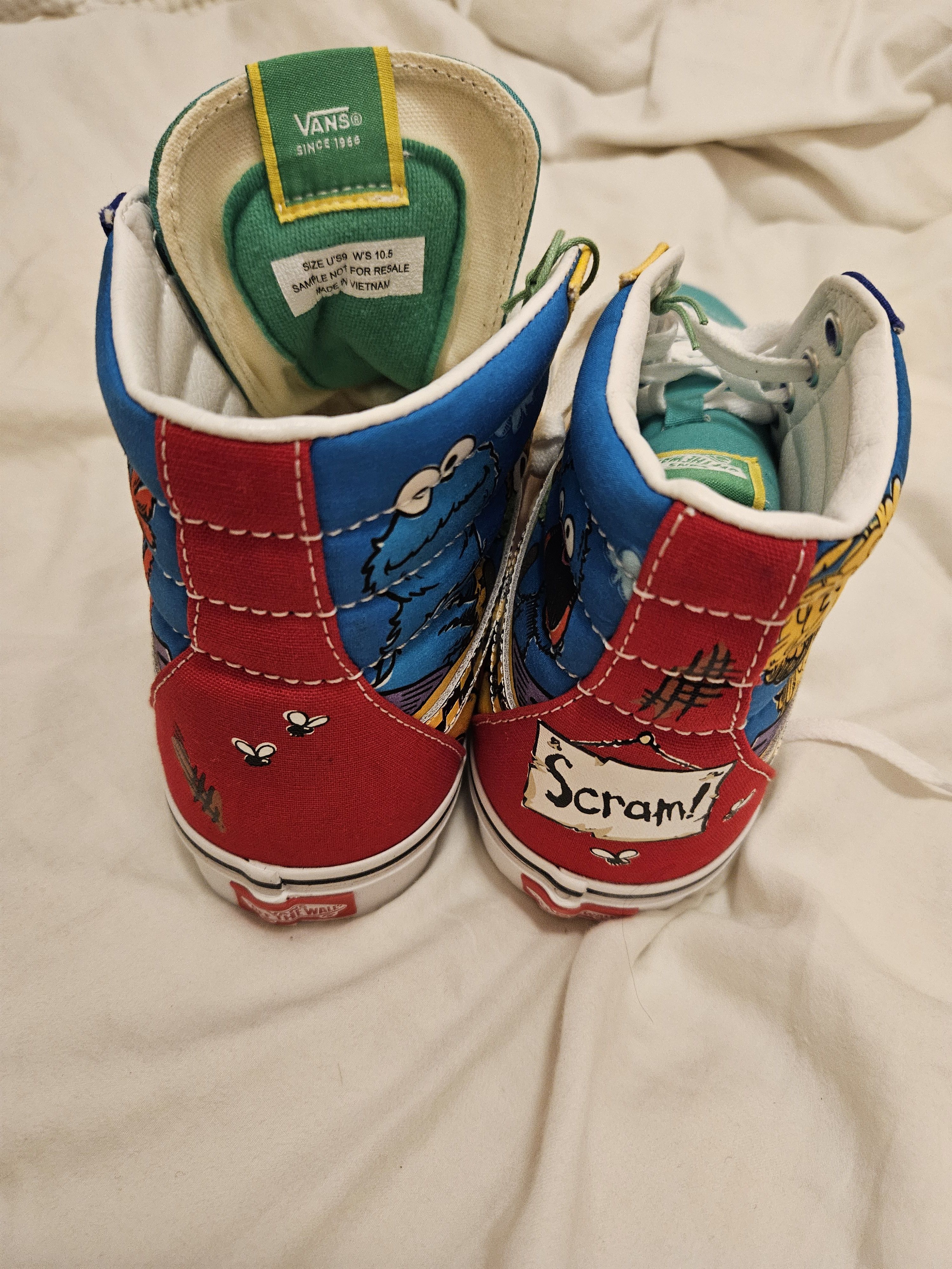 Vans Sk8-Hi Sesame Street Multi Size US 9 / EU 42 - 5 Thumbnail