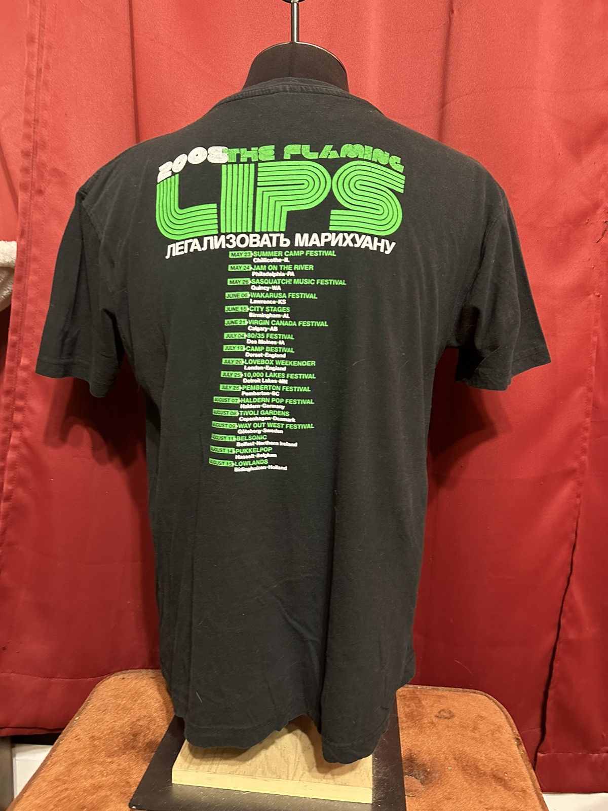 Band Tees The Flaming Lips Tshirt Y2K 2008 Tour Band Tee Grail Size US M / EU 48-50 / 2 - 2 Thumbnail