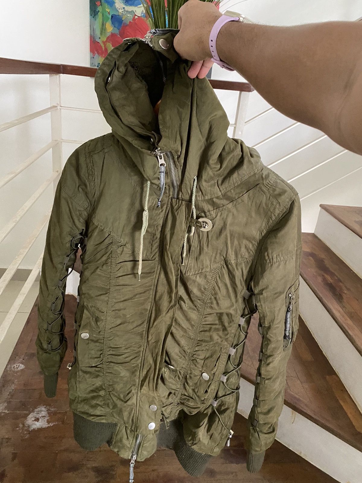 Hysteric Glamour Japanese Lip Service Punk Military tactical Hoodie jacket Size US M / EU 48-50 / 2 - 3 Thumbnail