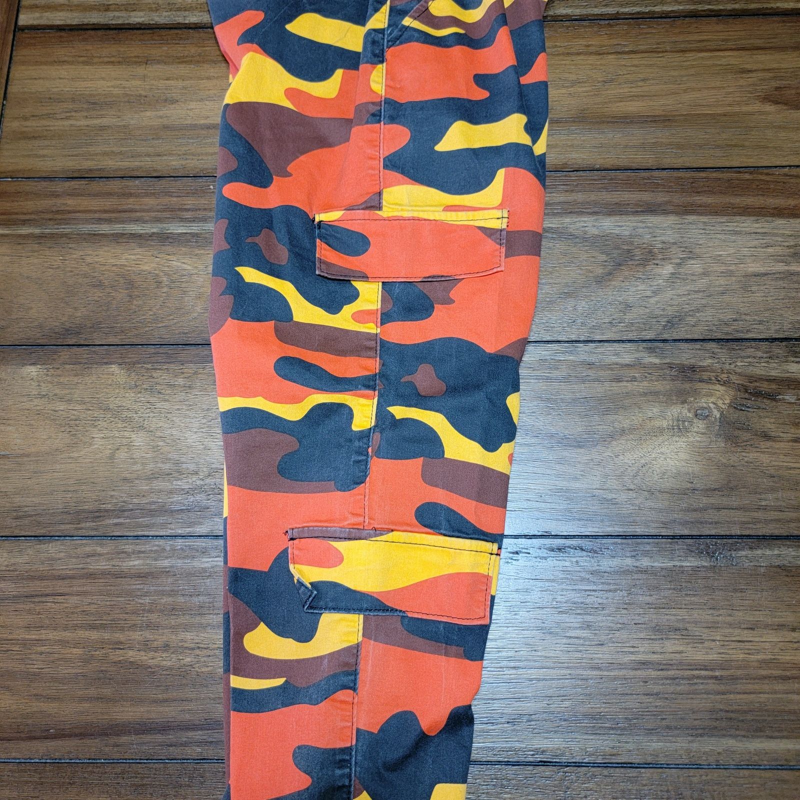 Other V.I.P. Camo Cargo Pants w/ Elastic Cuffs - Size Junior 1/25 Size 23" - 6 Thumbnail