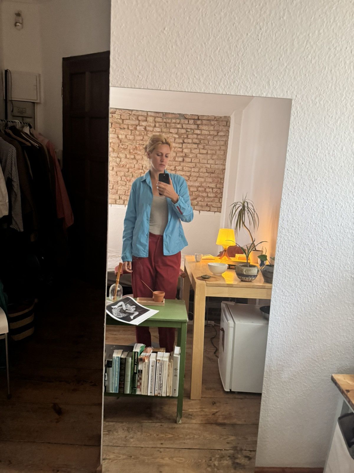 Prada Vintage Prada Linea Rossa Windbreaker – Turquoise – Italy Size M / US 6-8 / IT 42-44 - 11 Thumbnail