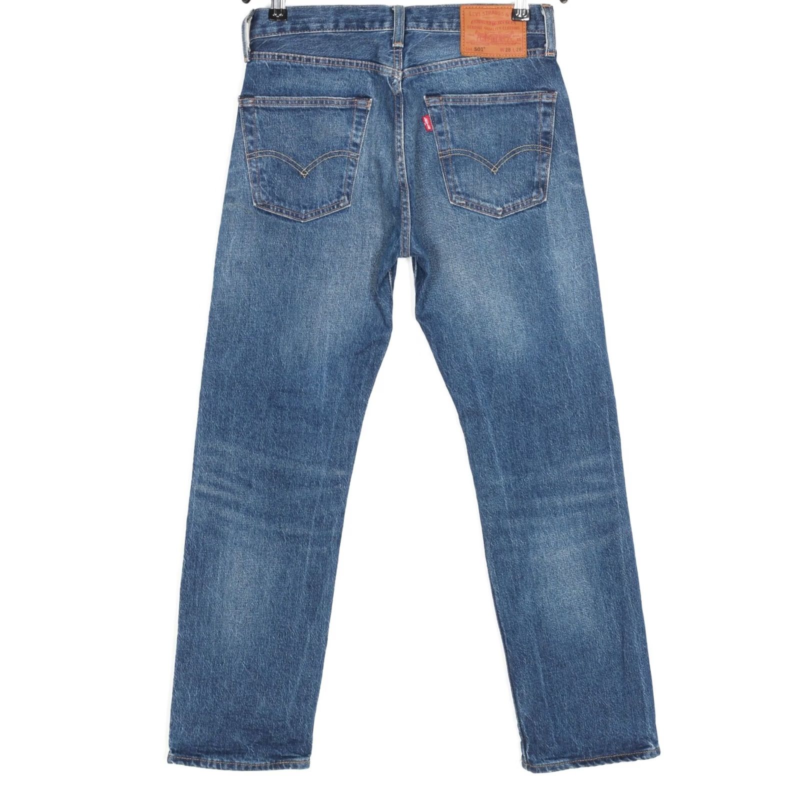 Levi's LEVI’S 501 PREMIUM Jeans Men 28x28 W28 L28 Regular Straight Stretch DZ7438 Dark Blue Blue Size US 28 / EU 44 - 3 Thumbnail
