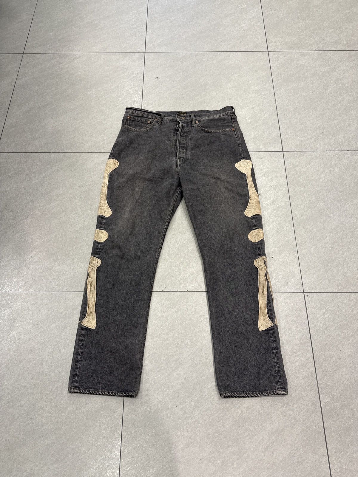 Kapital Kapital Bone Jeans Black 38 Size US 38 / EU 54 - 1 Thumbnail