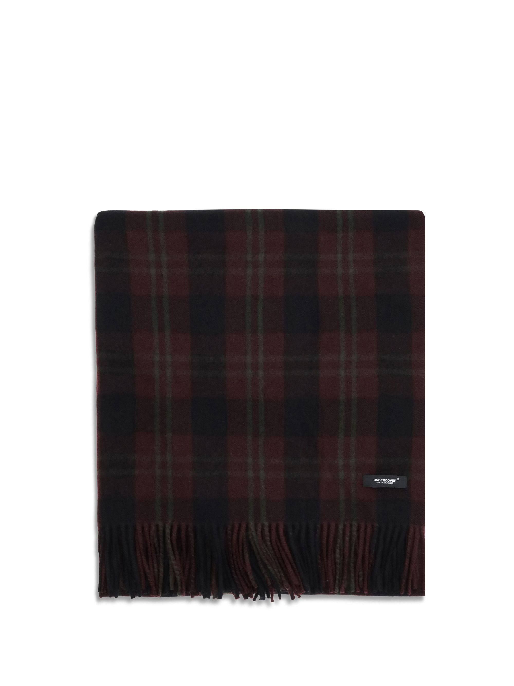 Wool check Scarf
