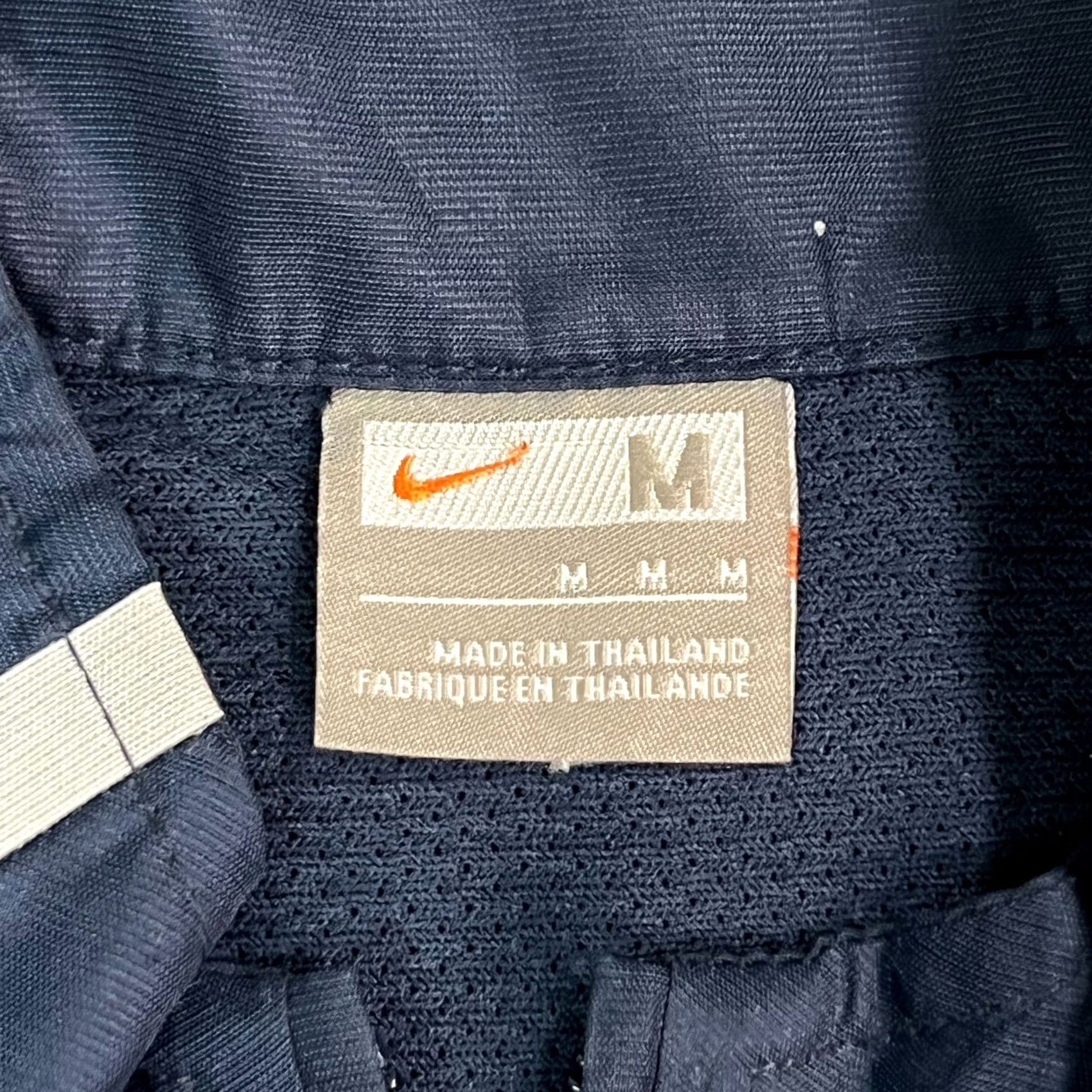Nike VINTAGE Nike Flight Jacket Mens Medium Blue Windbreaker Lightweight Casual Sports Wind-Resistant Pockets Zipper Merrow Logo Size US M / EU 48-50 / 2 - 5 Thumbnail