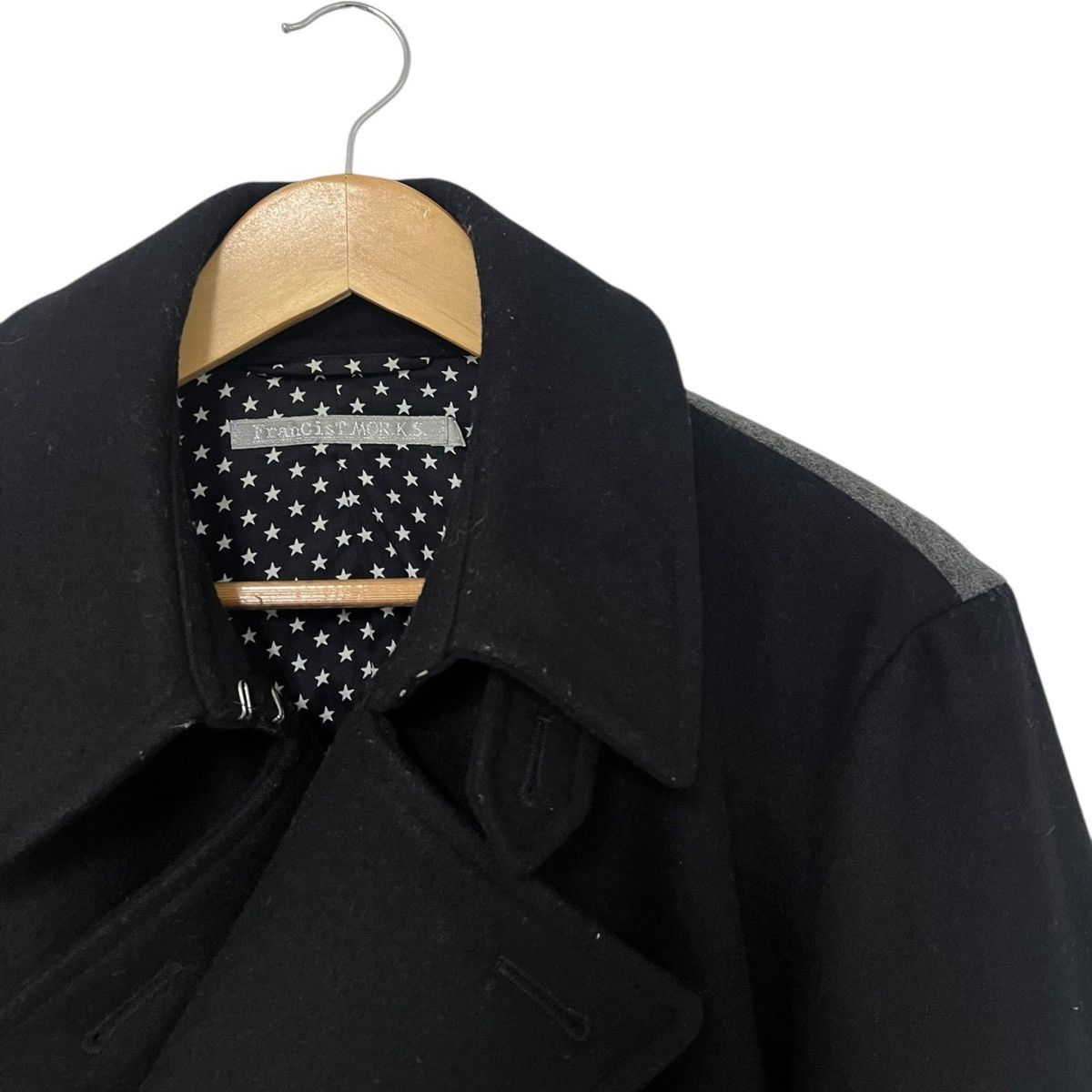 Japanese Brand Francist morks star doublebreast wool jacket Size US M / EU 48-50 / 2 - 2 Thumbnail