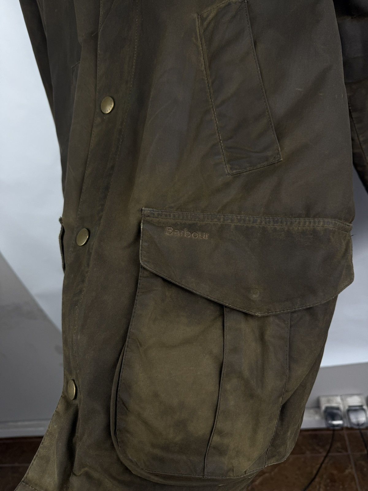 Barbour × Noah 🇬🇧 Barbour Hereford Wax Jacket Rare Retro Size US M / EU 48-50 / 2 - 19 Thumbnail