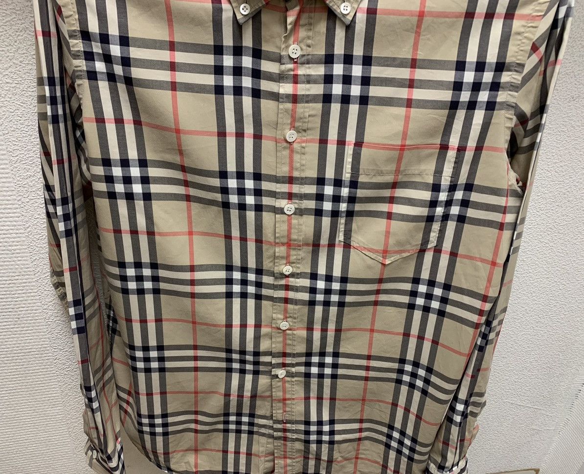 Burberry Burberry nova check fullprint shirt L sz Size US L / EU 52-54 / 3 - 3 Thumbnail