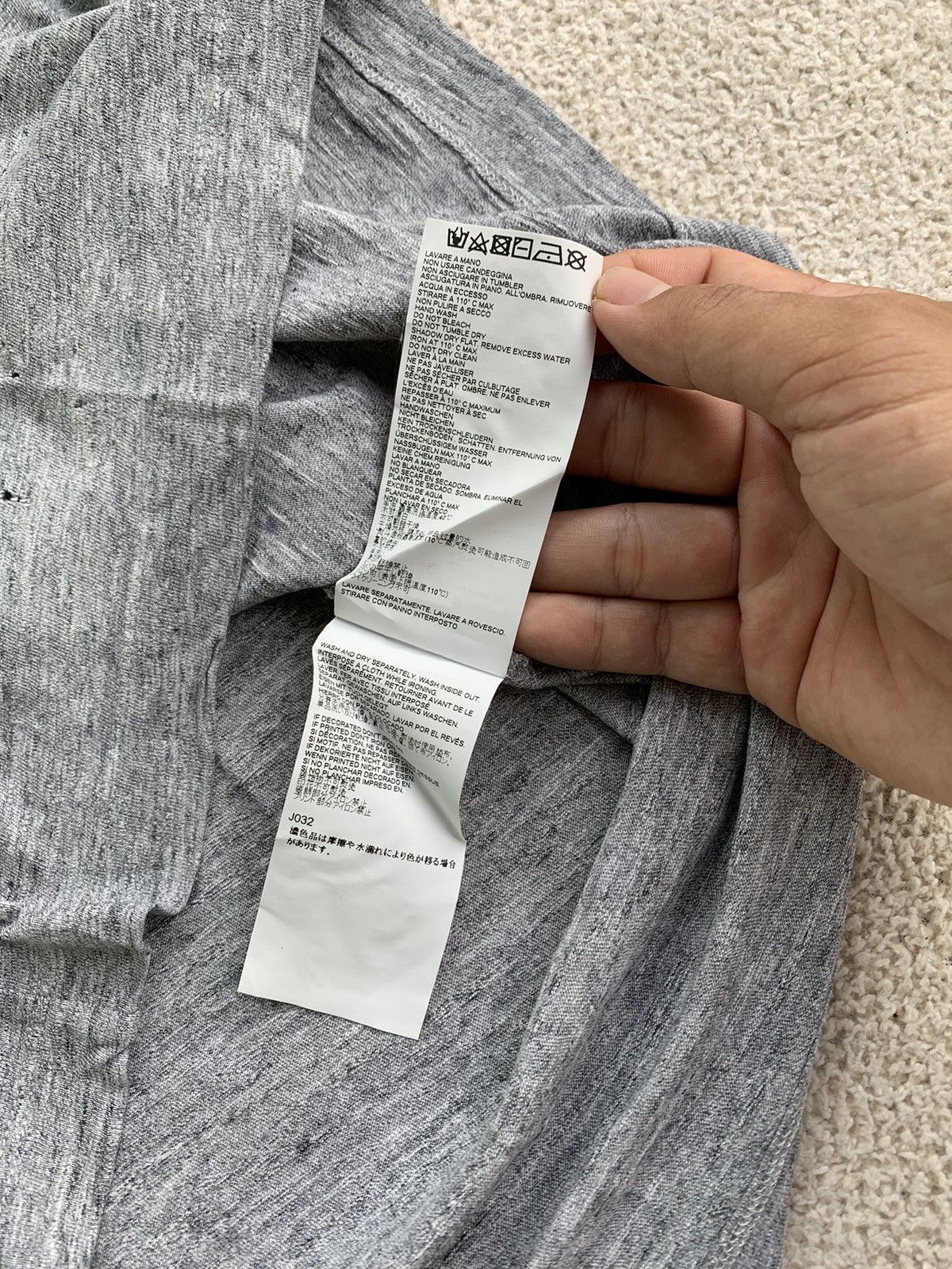 Dsquared2 × Vintage vtg dsquared2 distressed poem short sleeve t shirt Size US M / EU 48-50 / 2 - 12 Thumbnail