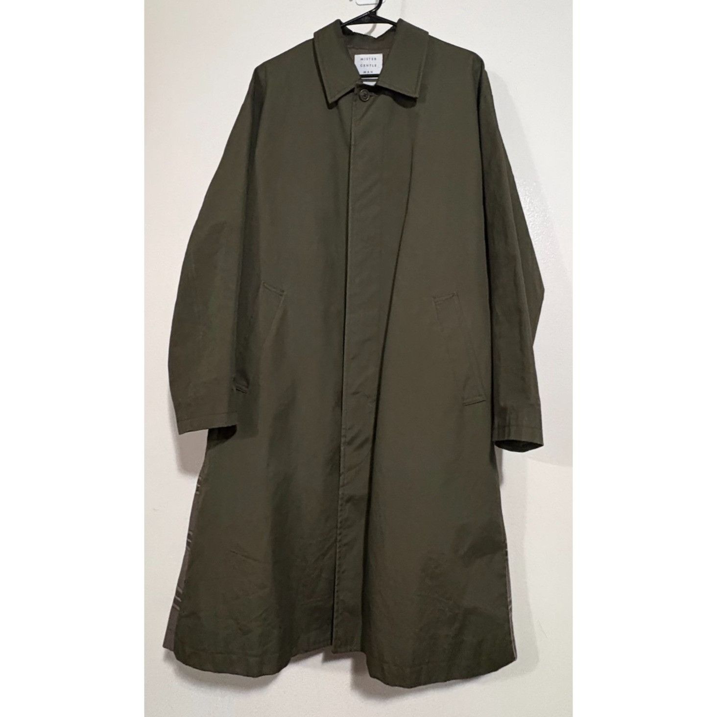 Other MISTER GENTLEMAN Check Switched Balmacaan Coat sz L color Kh Size US L / EU 52-54 / 3 - 1 Thumbnail