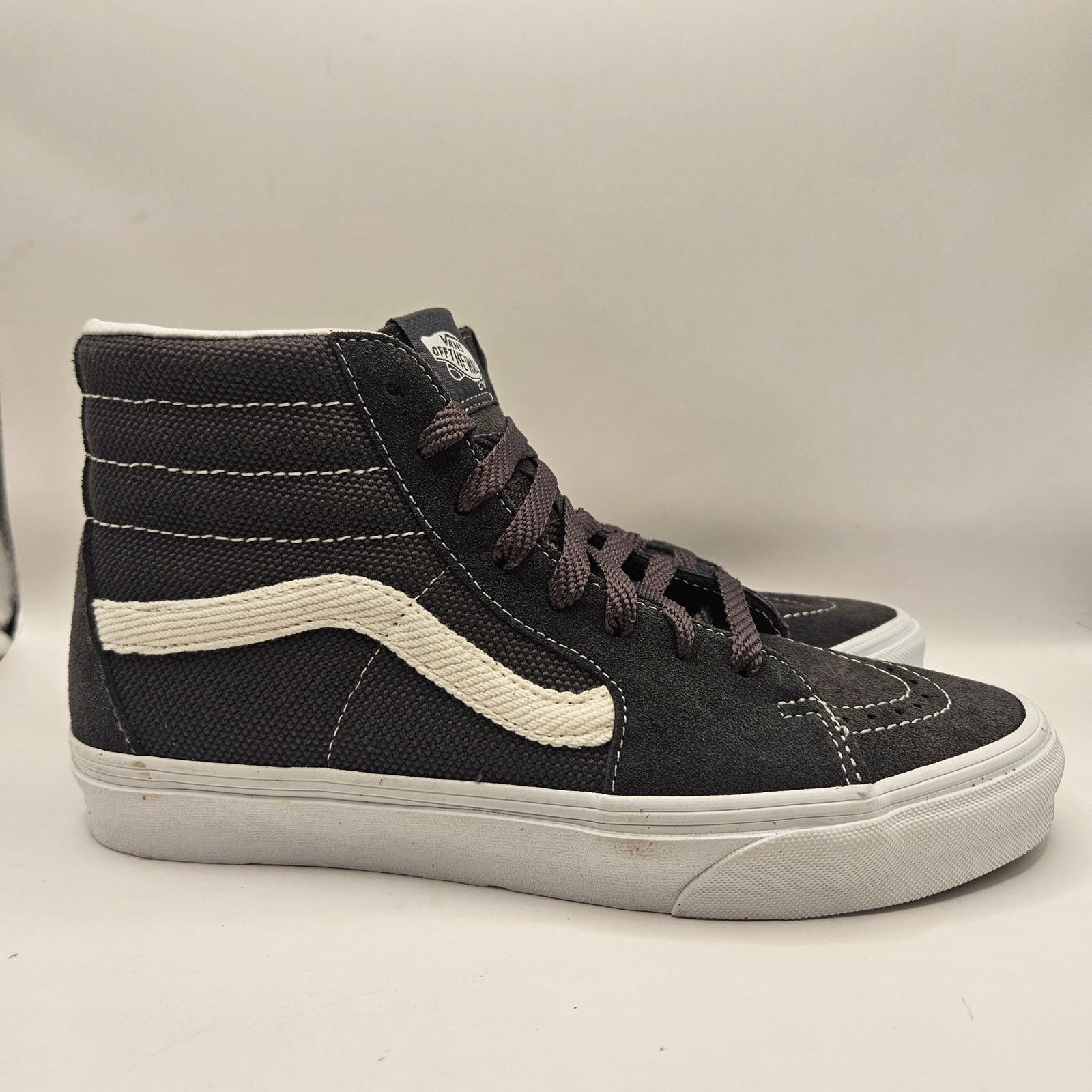 Vans VANS MEN'S 8 GRAY TEXTURED ASPHALT SK8 HI NWOB HIGH TOP SNKR Size US 8 / EU 41 - 4 Thumbnail