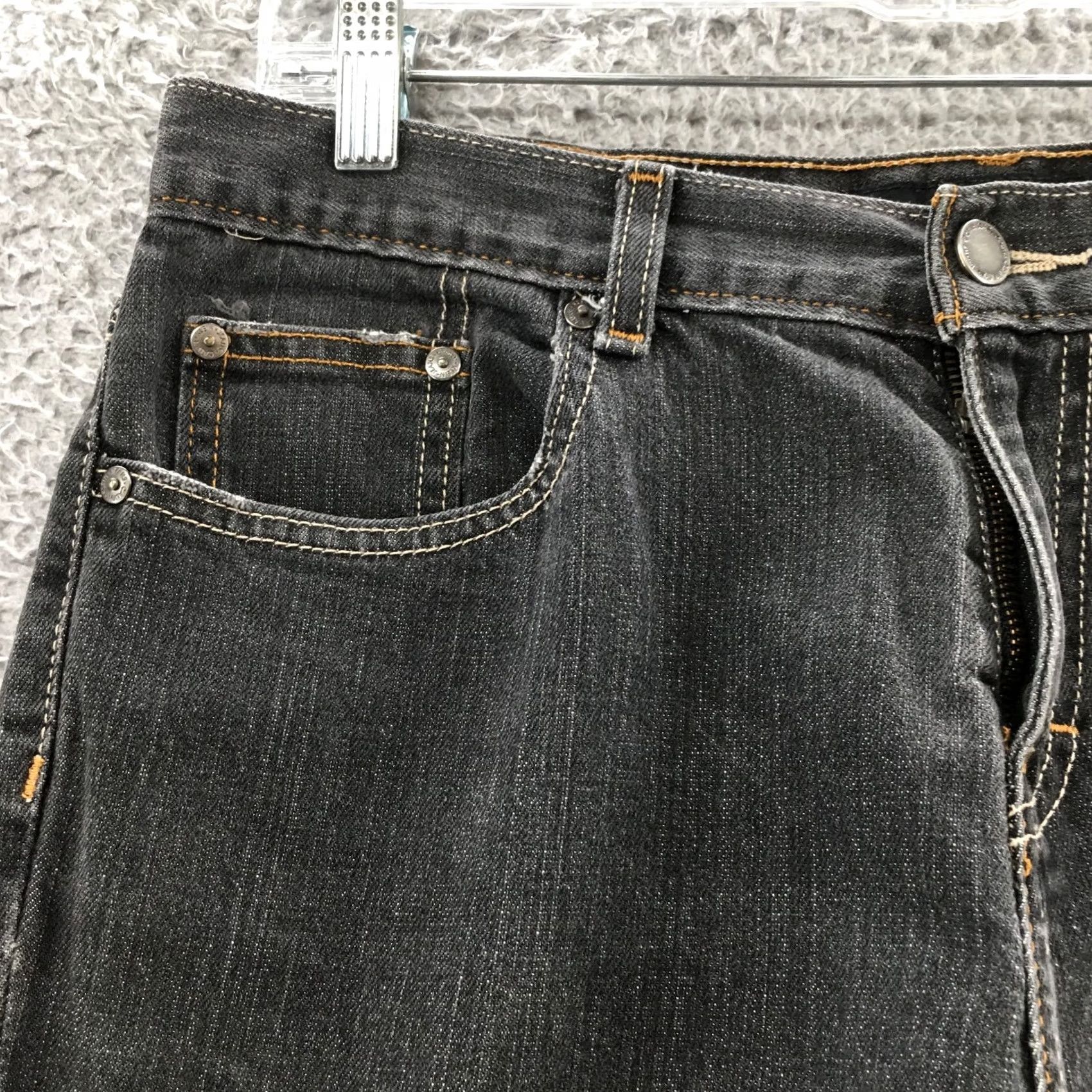 Calvin Klein Calvin Klein Capri Bootcut Jeans Womens 10 Black Cotton Blend Denim 5-Pocket Regular Stretch Modern Classic Womens Size 32" / US 10 / IT 46 - 4 Thumbnail